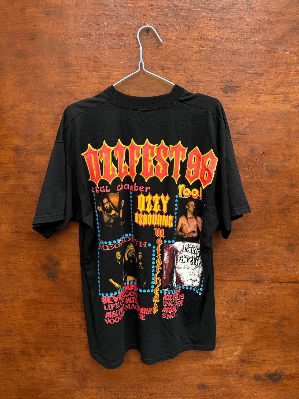 Band Tees Ozzy Osbourne 1998 OZZFEST Concert sz XL Size US XL / EU 56 / 4 - 3 Thumbnail