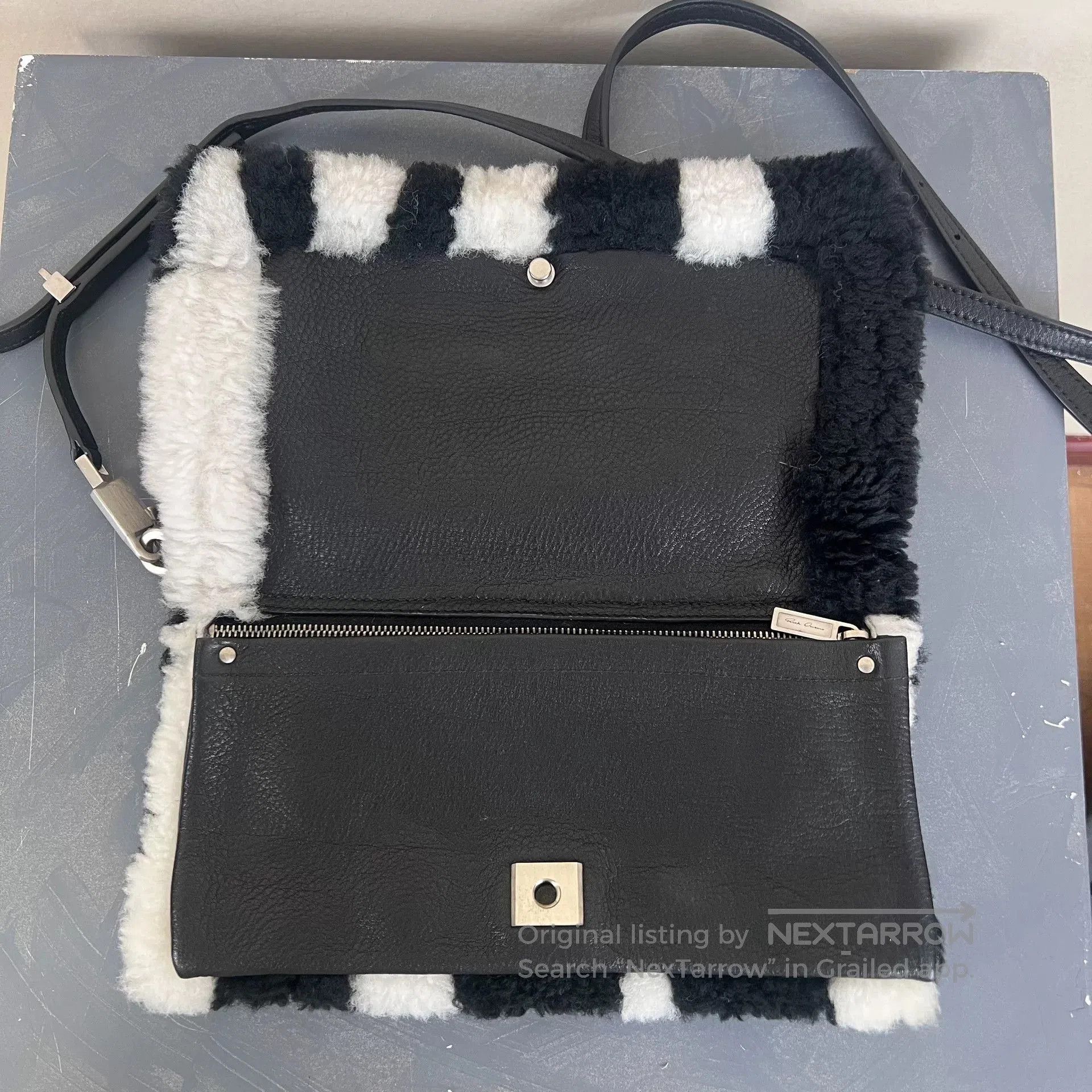 Rick Owens rick owens zebra print shoulder bag. Size ONE SIZE - 5 Thumbnail