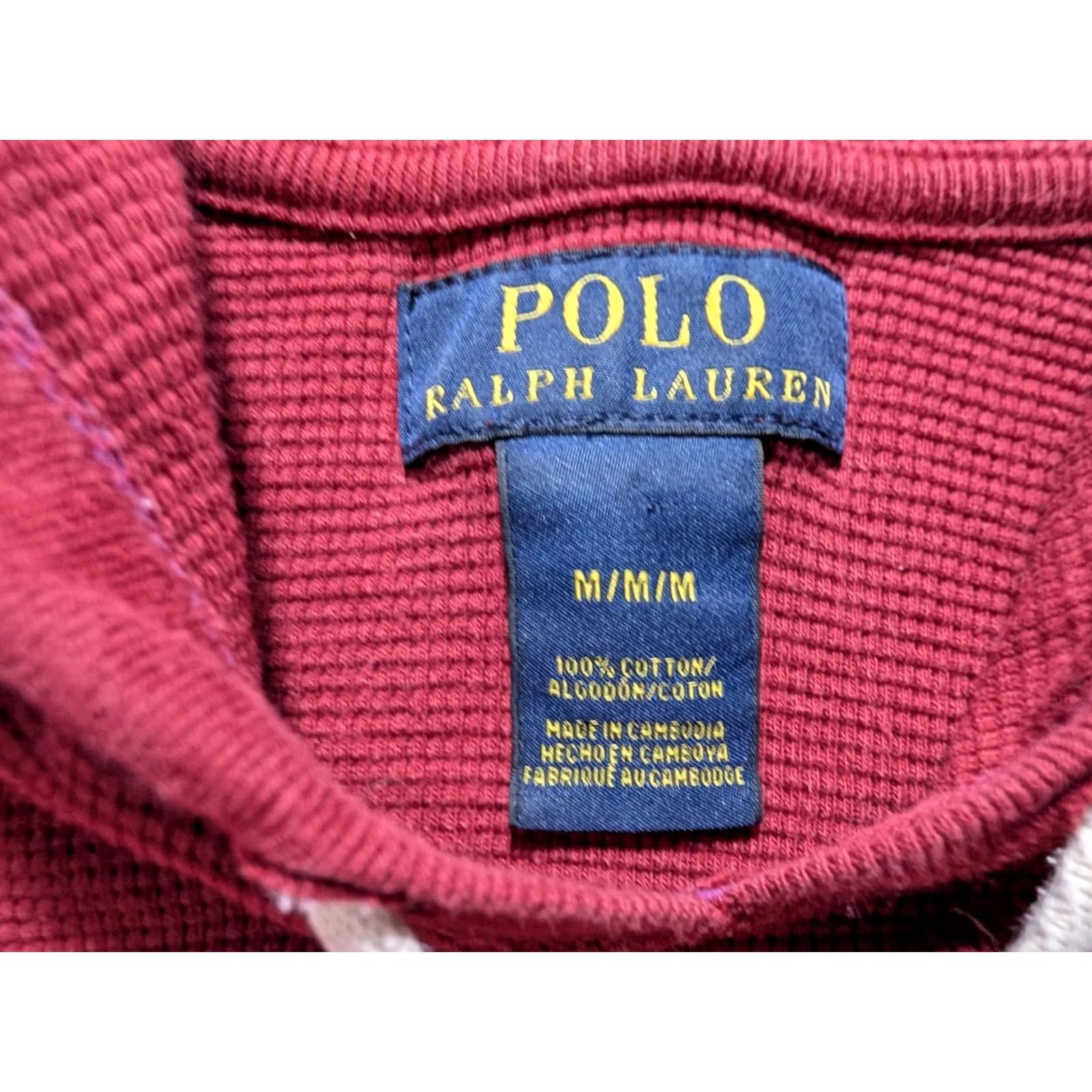 Polo Ralph Lauren Polo Ralph Lauren Hoodie Crew Neck Lightweight Red Men's Medium Polo Ralph Lauren Hoodies Crew Neck Lightweight Red M Mens Size US M / EU 48-50 / 2 - 3 Thumbnail