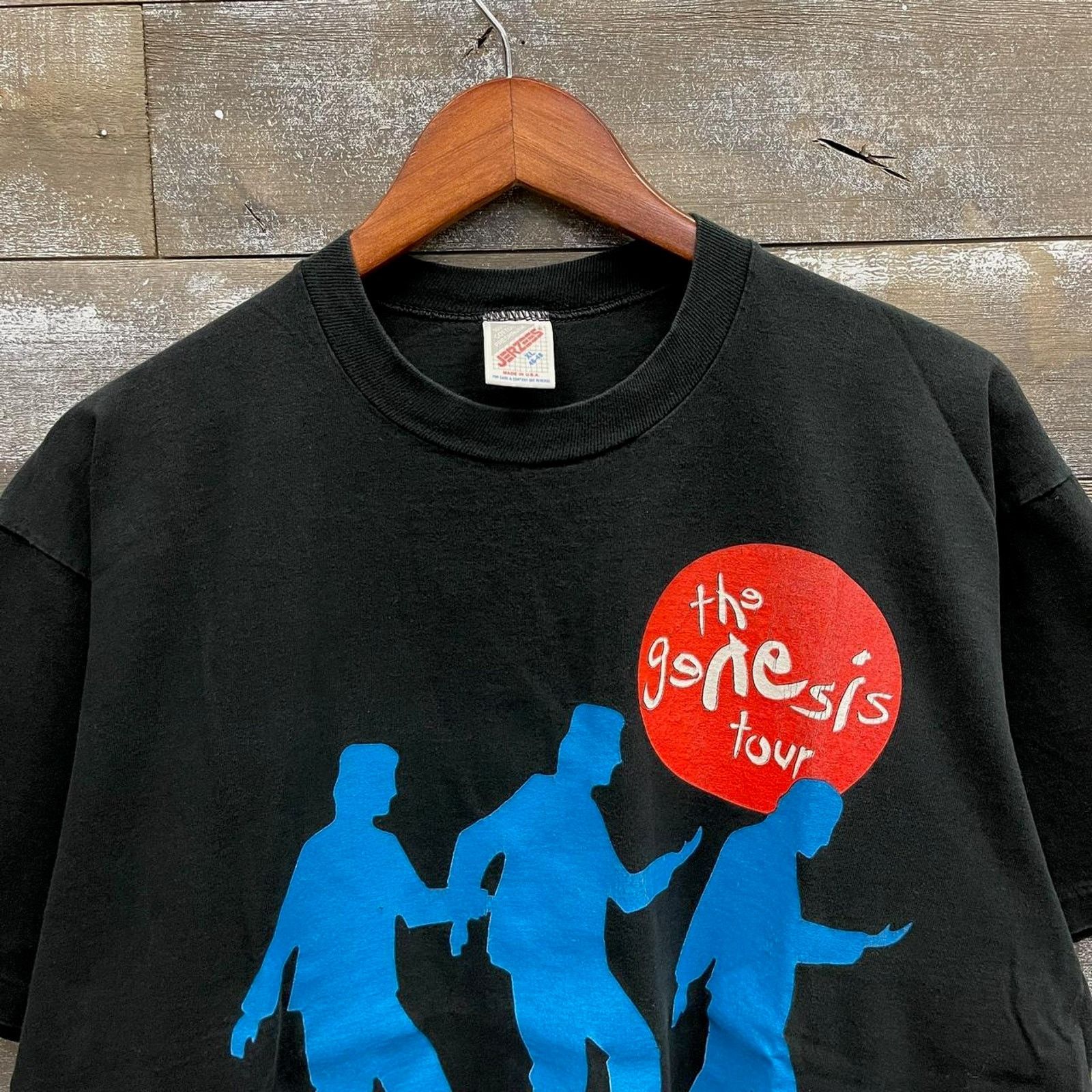 Jerzees Vintage 1990s Genesis Graphic T-Shirt Men's Size X-Large Size US XL / EU 56 / 4 - 3 Thumbnail