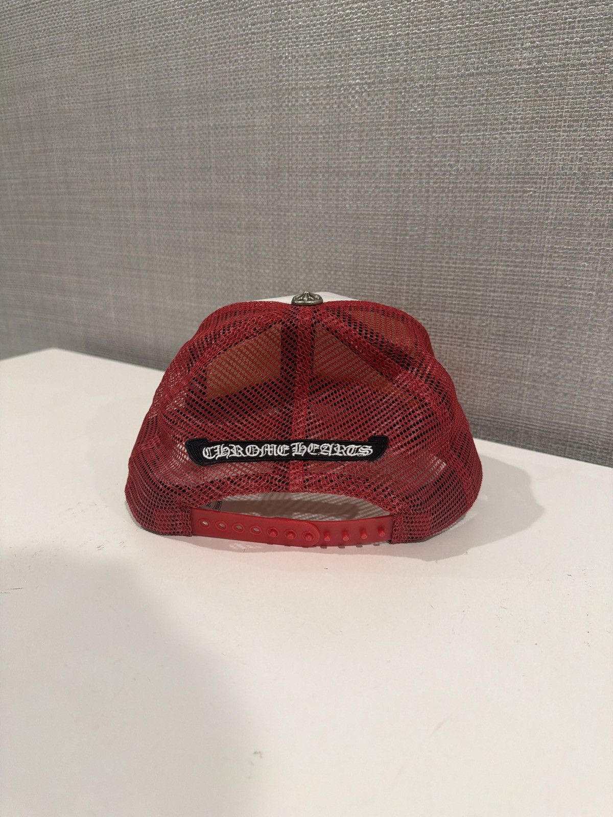 Chrome Hearts Chrome Hearts Camo Triple Cross Red Trucker Hat Size ONE SIZE - 2 Thumbnail