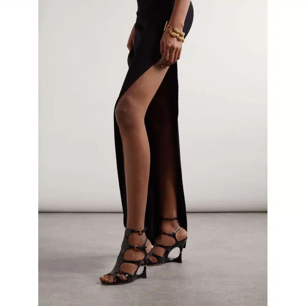 Tom Ford o1loc1c0825 W3548 Sandals in Black Size US 7 / IT 37 - 4 Thumbnail