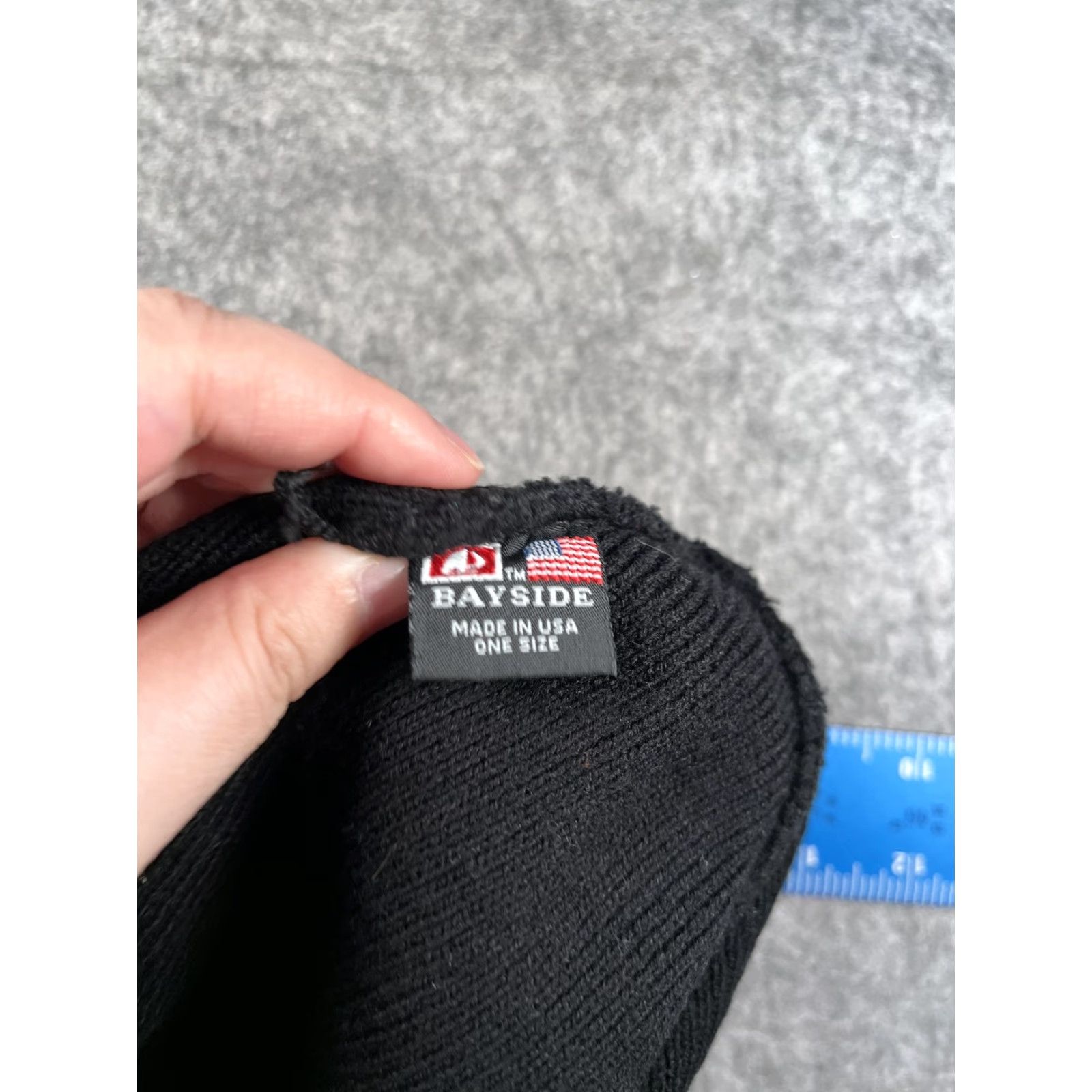 Vintage Bayside Beanie Mens One Size Black Knit San Francisco Recreation & Parks Logo Patch Streetwear Winter Casual City Nature Outdoor Mens Hat Size ONE SIZE - 7 Thumbnail