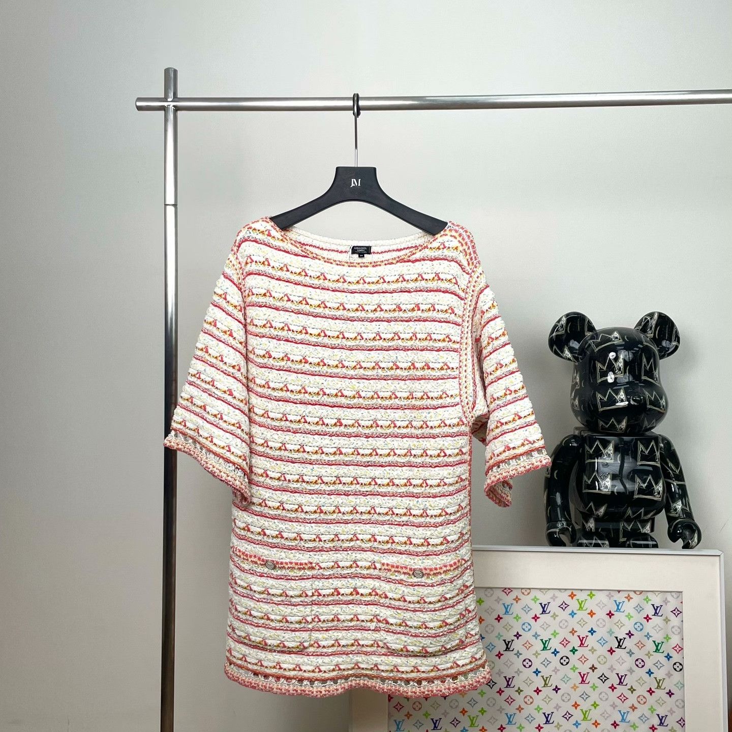 Chanel Chanel Knit Printed Dress it_38 Women Size XS / US 0-2 / IT 36-38 - 1 Thumbnail