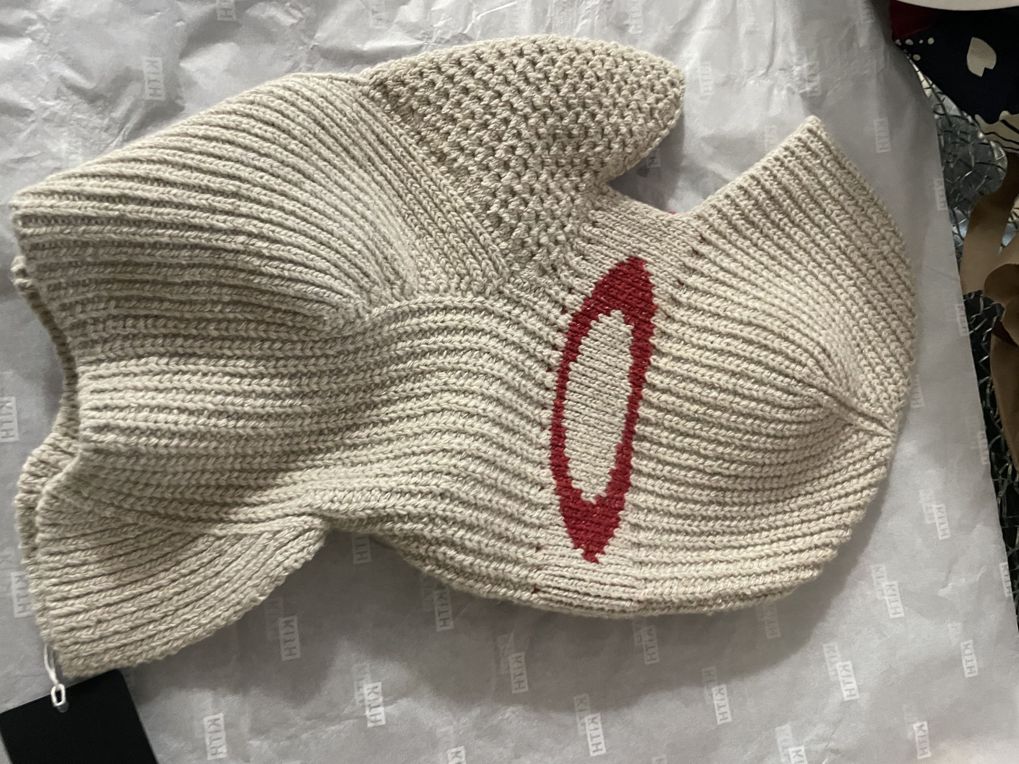 Kith Kith for Oakley Pro ZW Knit Balaclava -Sandrift Size ONE SIZE - 3 Thumbnail