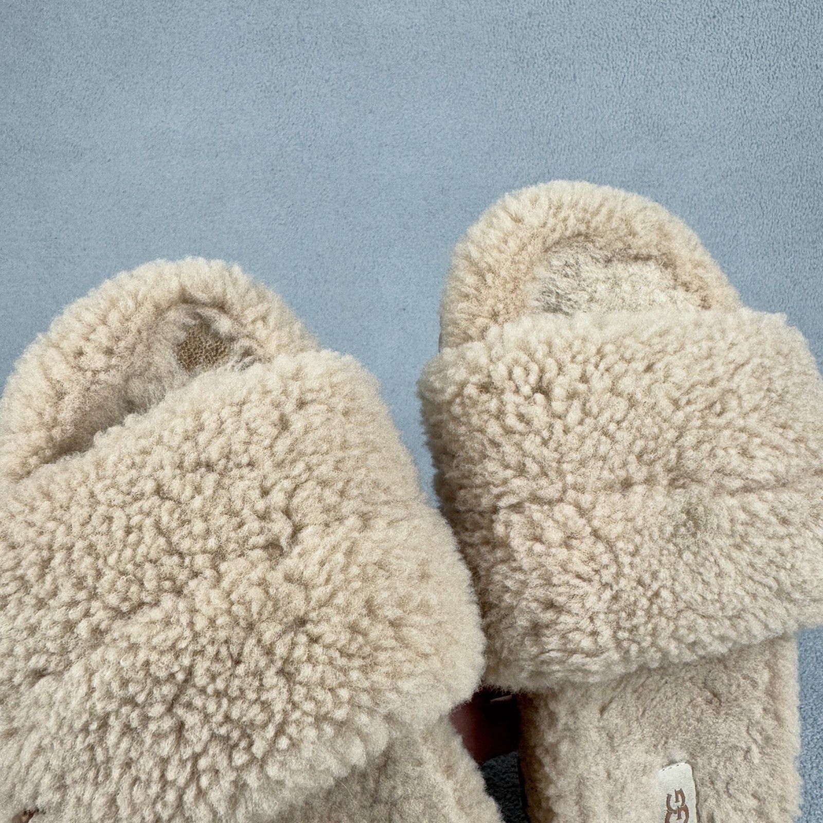 Ugg UGG Cozetta Curly Slide Sandals Womens 8 Sheepskin Slides Size US 8 / IT 38 - 11 Thumbnail