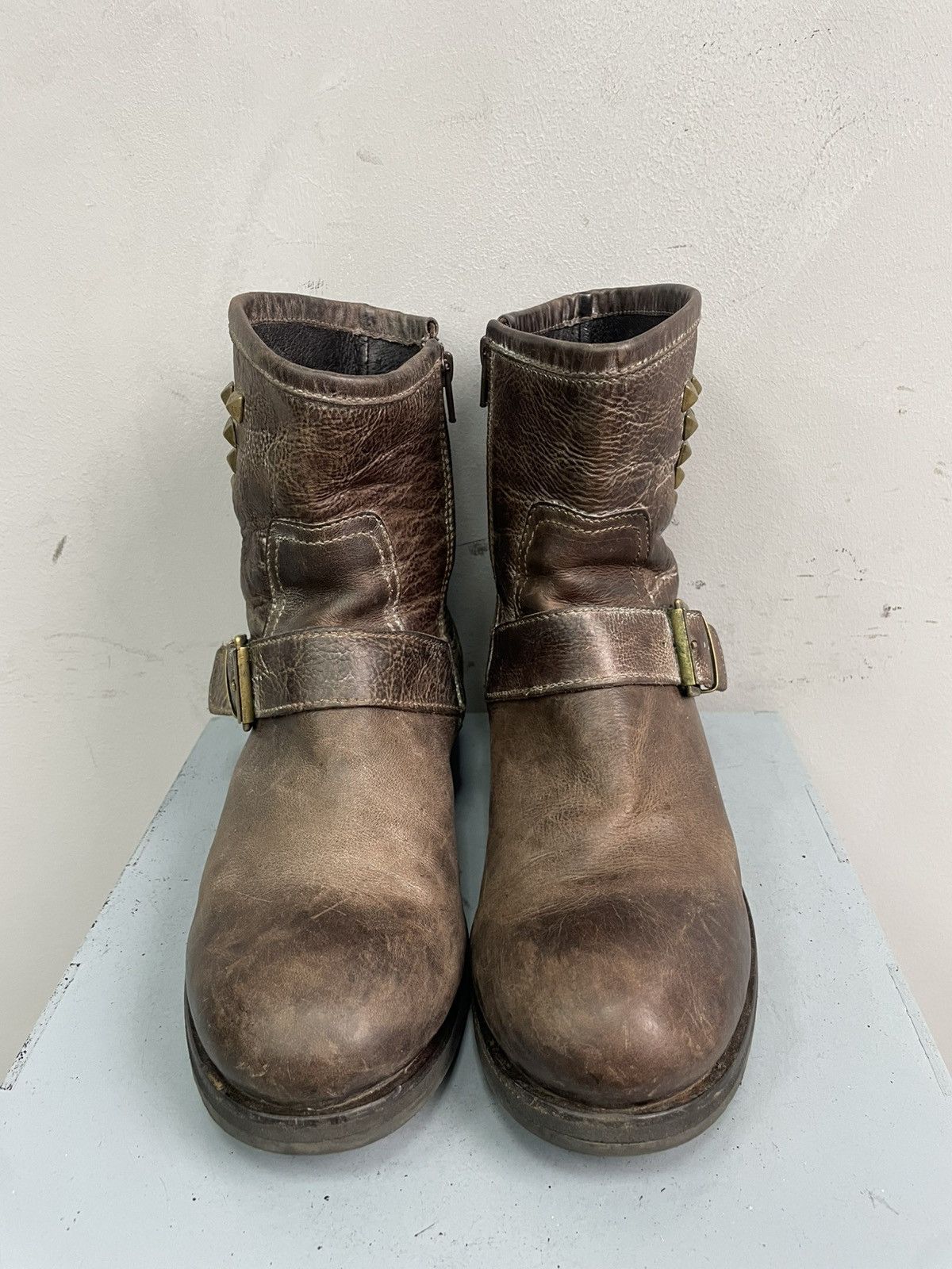 ASH Brown ASH metal detailed ankle boots guidi 90s style Size US 7.5 / EU 40-41 - 3 Thumbnail