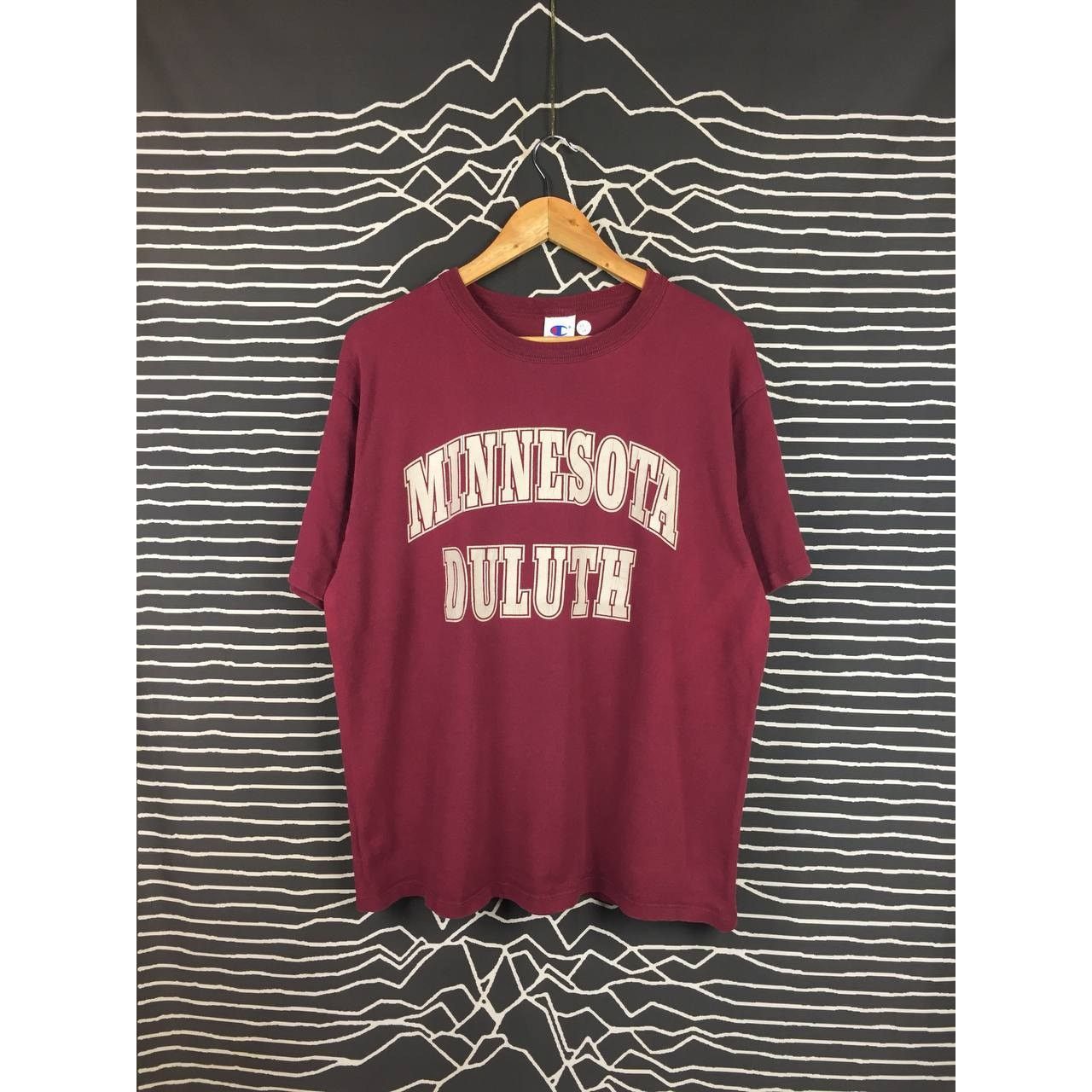 Champion × Vintage Vtg 90s Champion Minnesota Duluth Spell Out Logo Tee Size US L / EU 52-54 / 3 - 2 Thumbnail