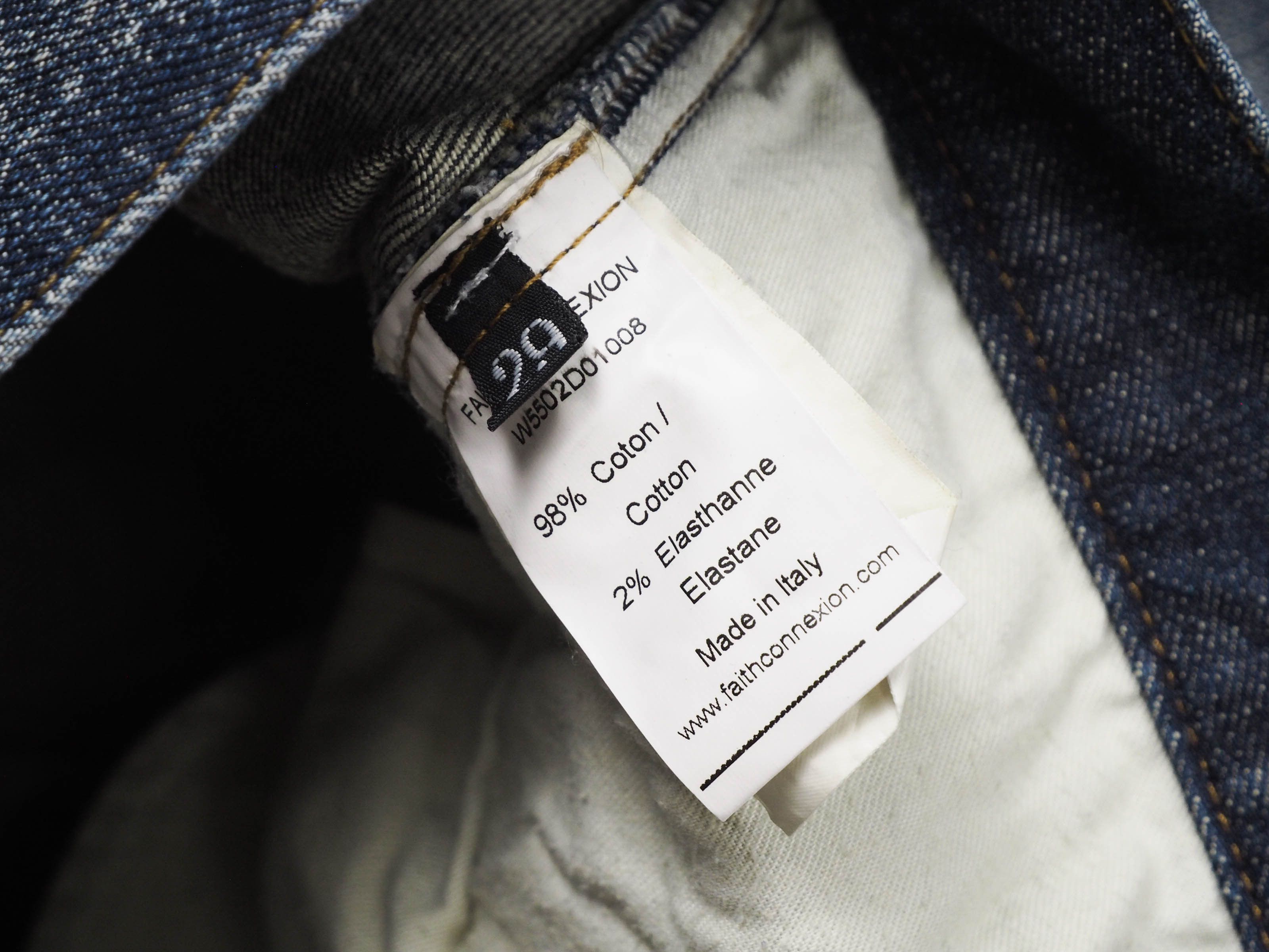 Faith connexion biker jeans