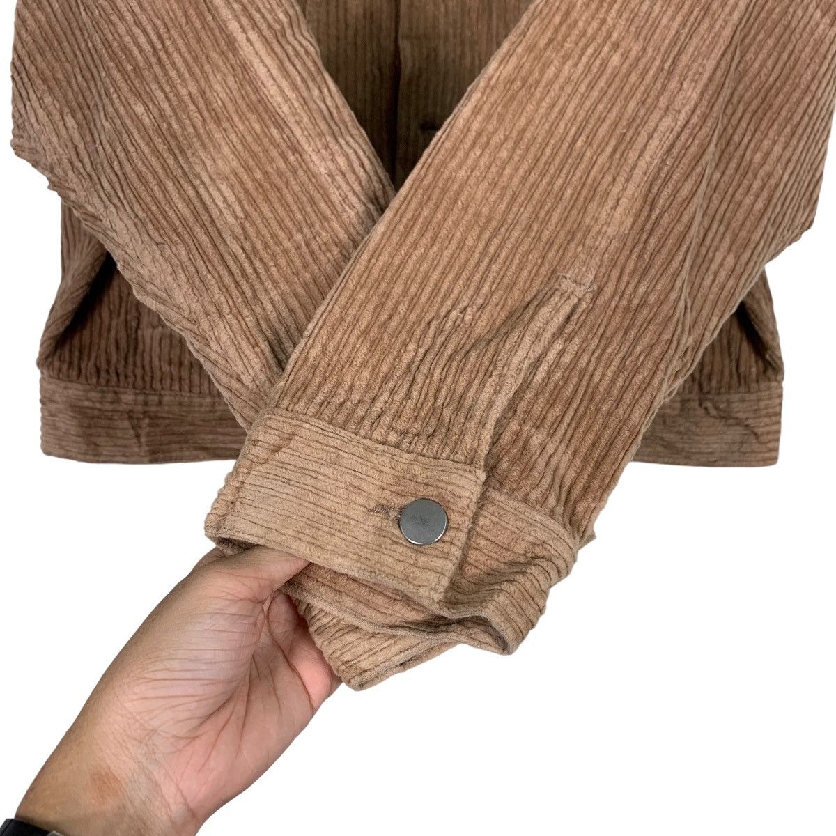 Japanese Brand ENVYM Corduroy Crop Jacket #0102-C6 Size US M / EU 48-50 / 2 - 14 Thumbnail