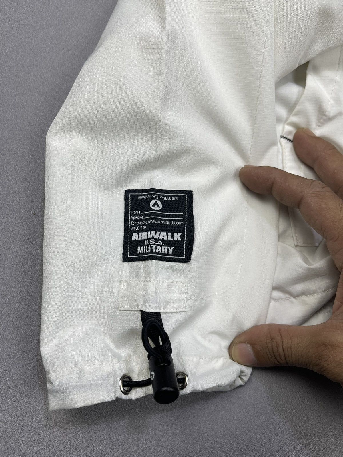 Airwalk AIRWALK U.S.A MILITARY Multi Pocket Utility Wind Breaker Size US XXS / EU 40 - 8 Thumbnail