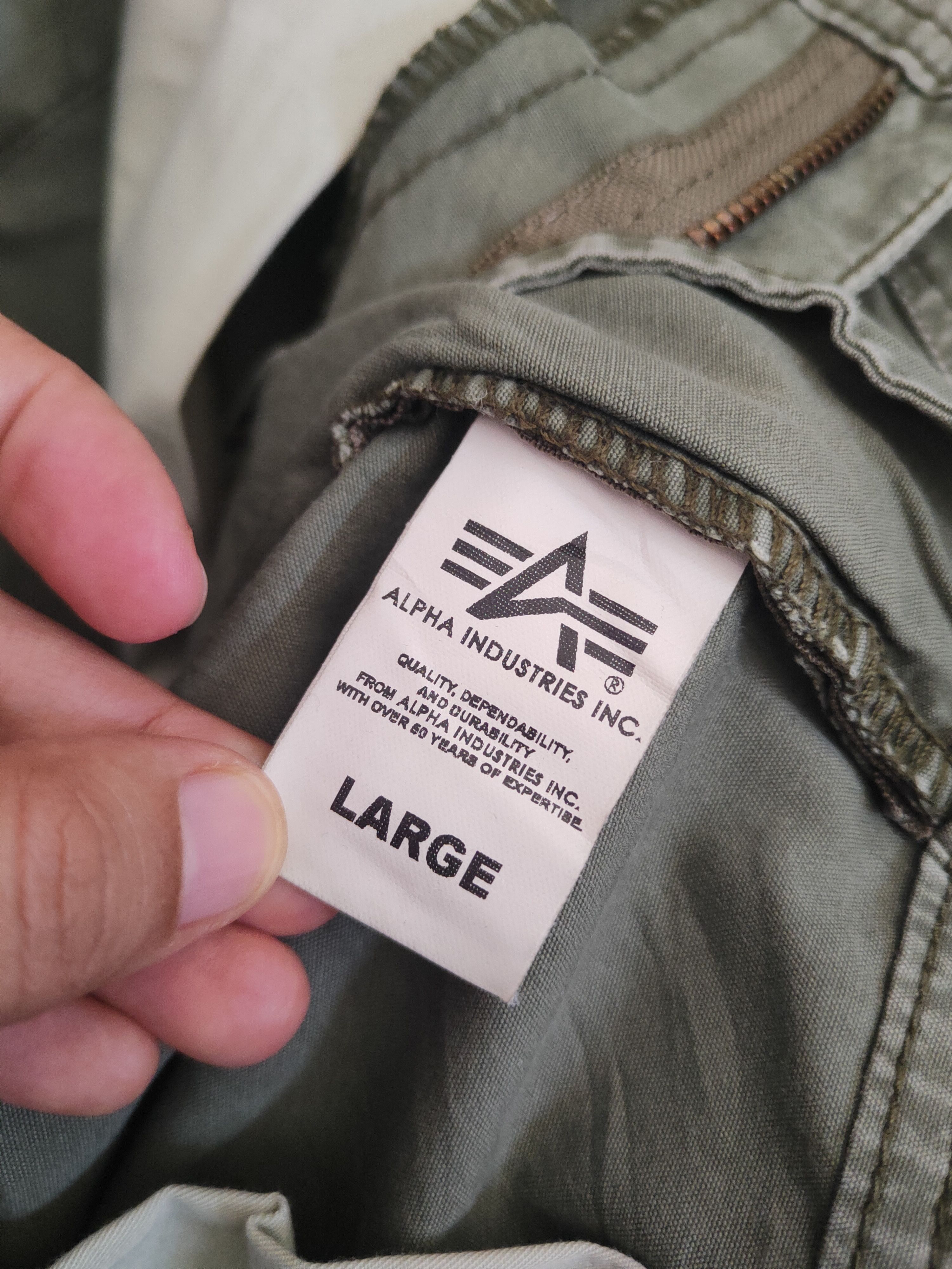 Alpha Industries DL Alpha Industries Green Multipocket Cargo Pants #46-833 Size US 33 - 13 Thumbnail