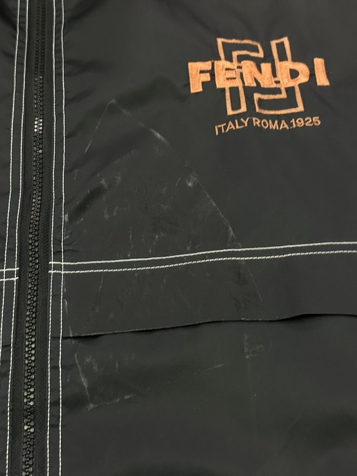 Fendi FENDI PELLICCE MODA PRONTA BIG LOGO EMBROIDERY JACKET Size US XXL / EU 58 / 5 - 15 Thumbnail