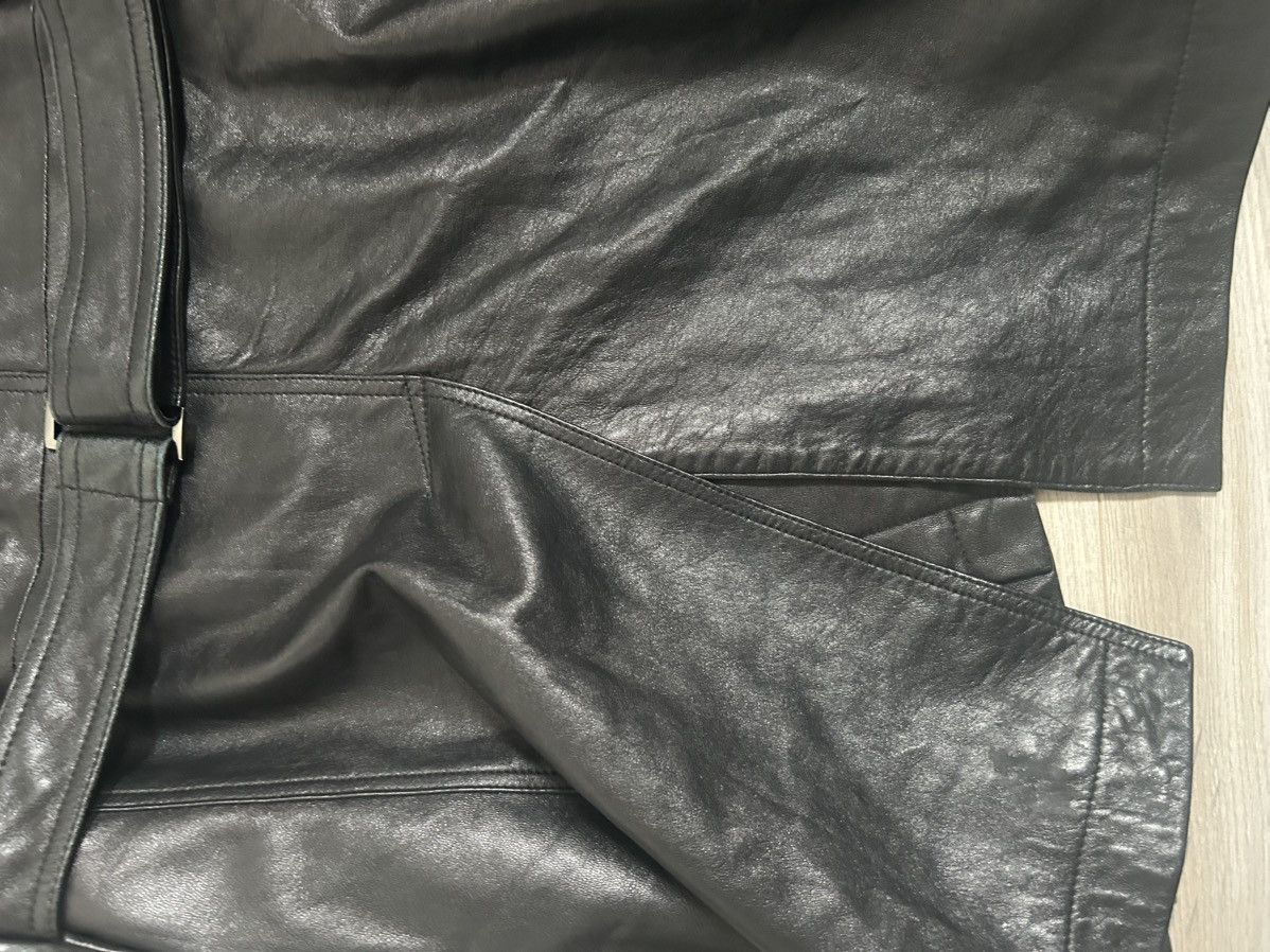 Balenciaga Balenciaga Leather Coat Size US L / EU 52-54 / 3 - 13 Thumbnail