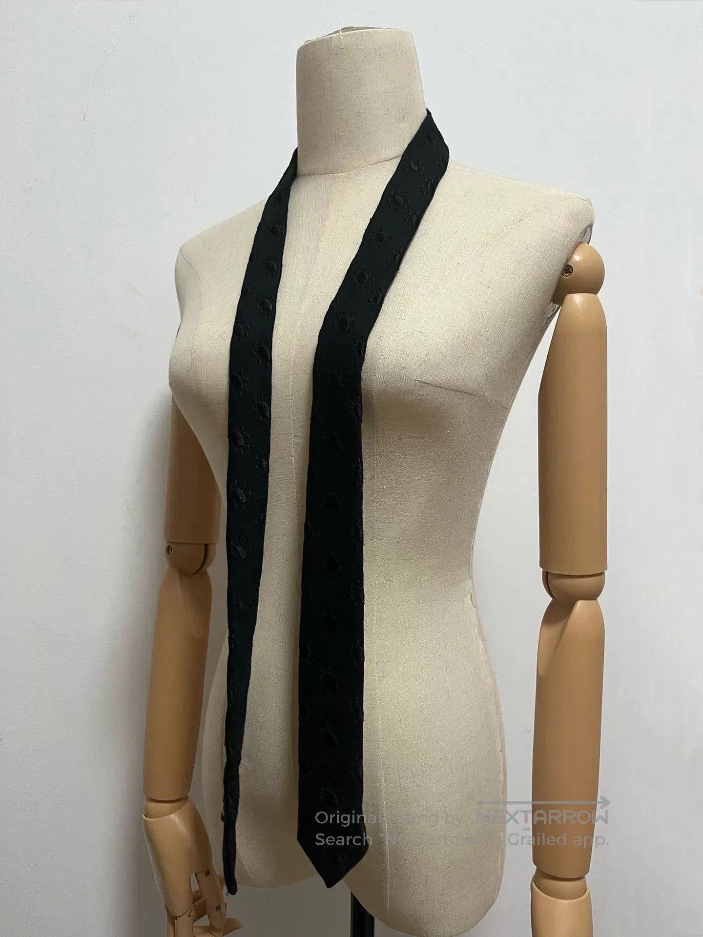 Ann Demeulemeester Ann Demeulemeester Embroidered Tie. Size ONE SIZE - 1 Thumbnail