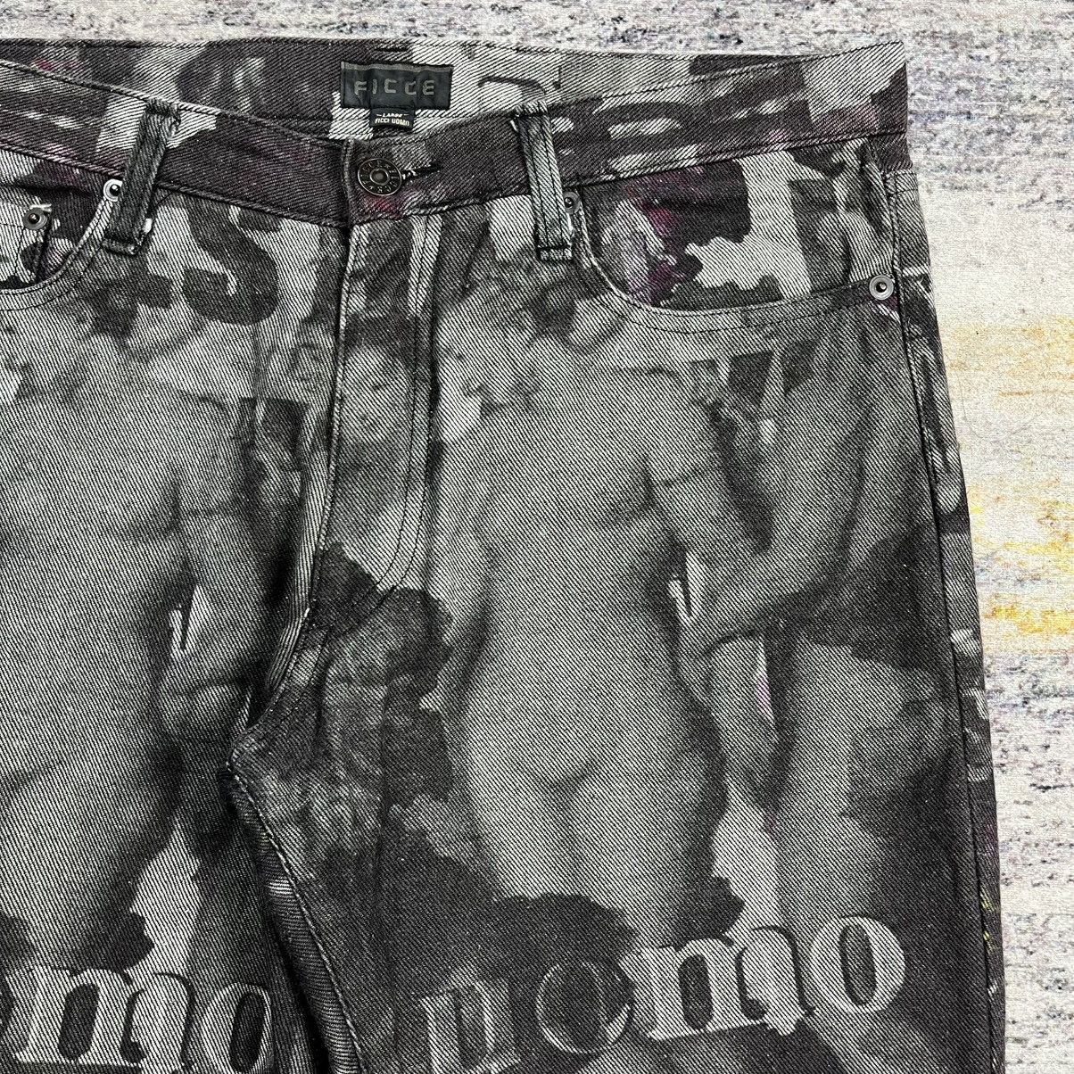 Yoshiyuki Konishi Archive 90s Ficce uomo nude print denim pants Size US 32 / EU 48 - 4 Thumbnail