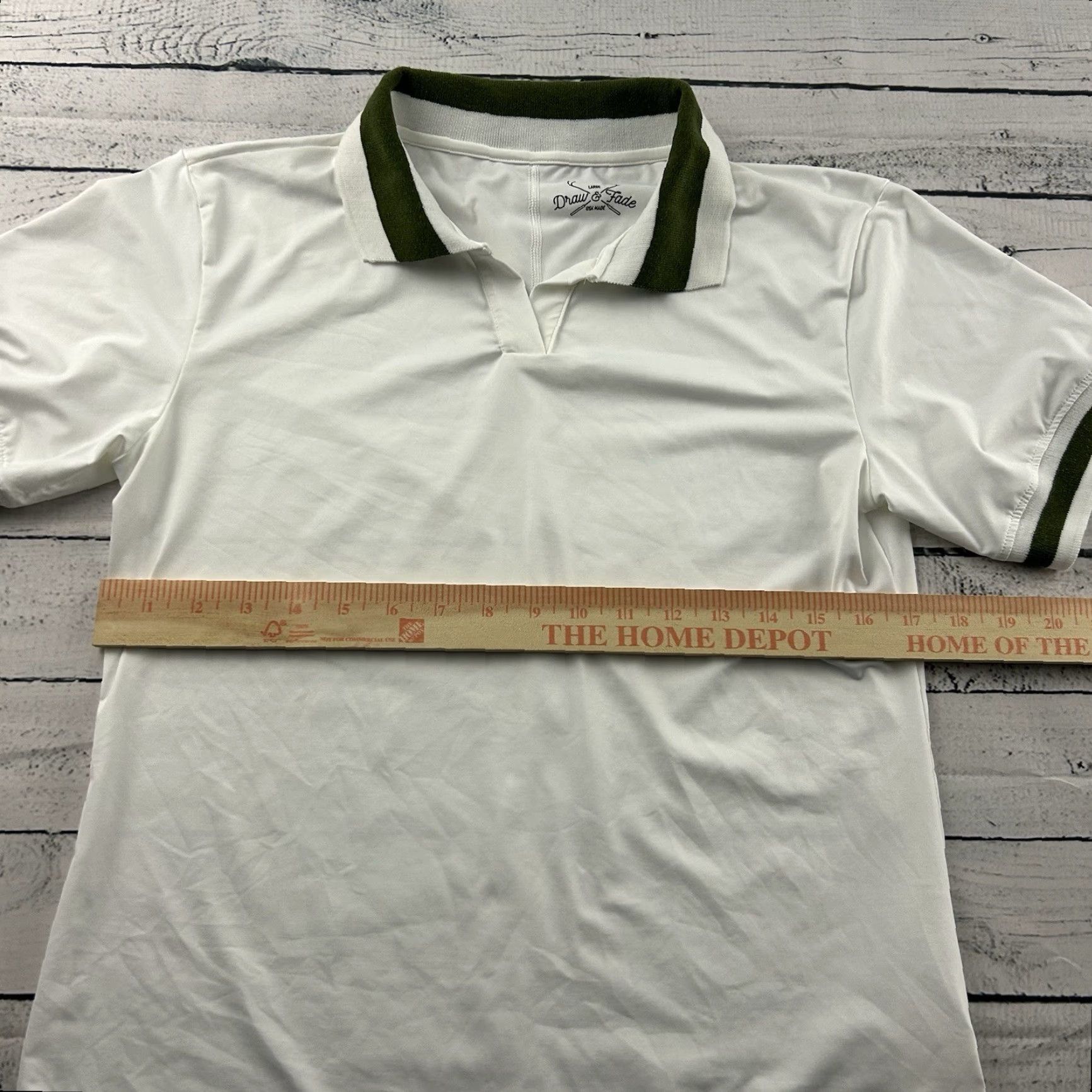 Vintage Draw & Fade Short Sleeve Golf Polo Shirt Women's L Green Size L / US 10 / IT 46 - 5 Thumbnail