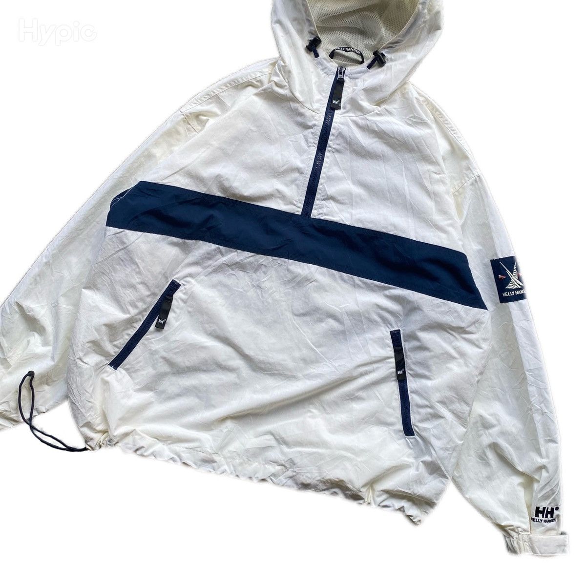 Helly Hansen 🔥VINTAGE HELLY HANSEN NAVAL GEAR CAGOULE JACKET RARE Size US L / EU 52-54 / 3 - 3 Thumbnail