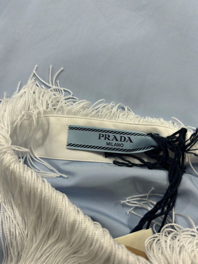 Prada Prada 24 spring and summer new color contrasting tassel col Size US XXS / EU 40 - 6 Thumbnail