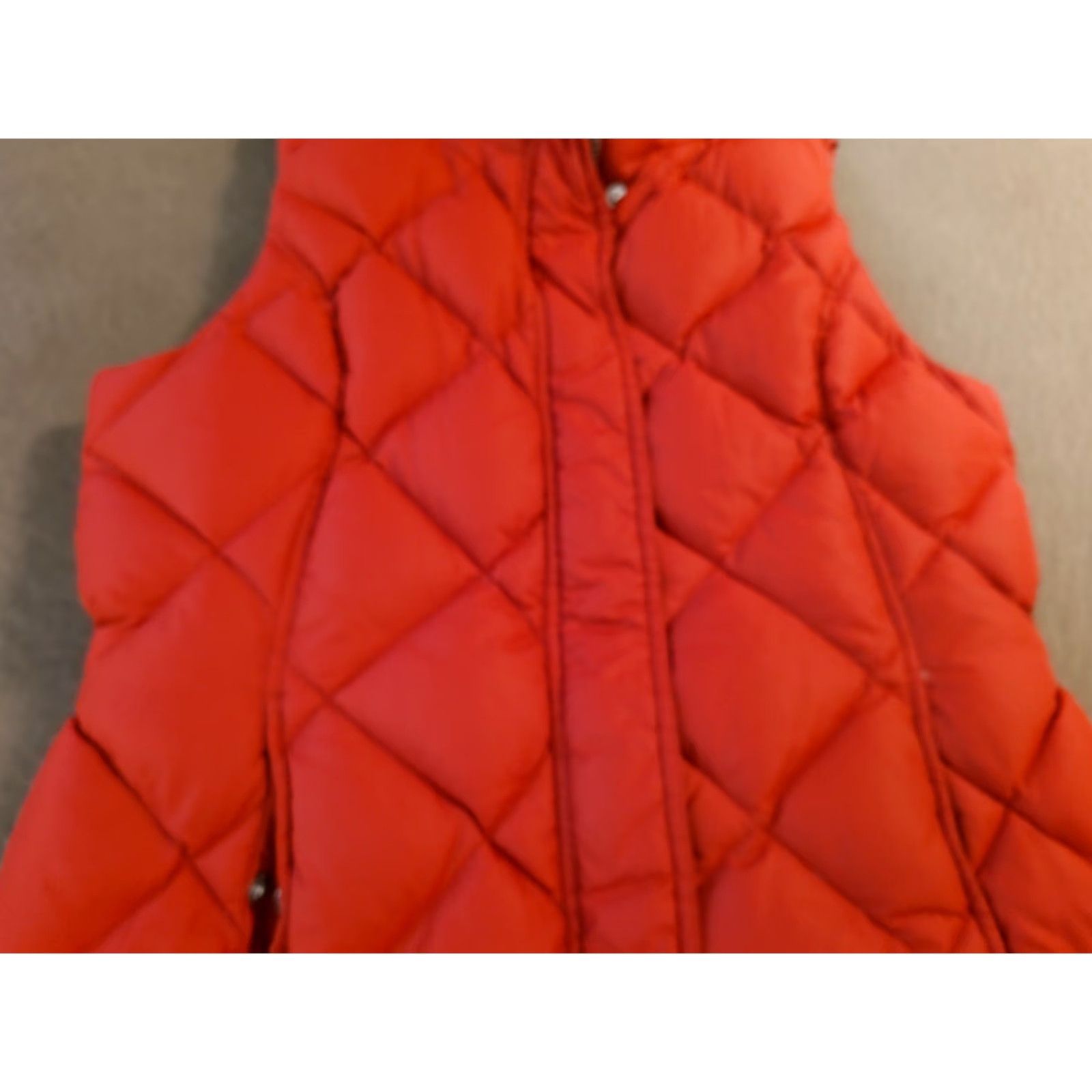 Eddie Bauer Eddie Bauer Puffer Vest M Red Quilted Full Zip EB 700 FP Premium Quality Women Size M / US 6-8 / IT 42-44 - 5 Thumbnail
