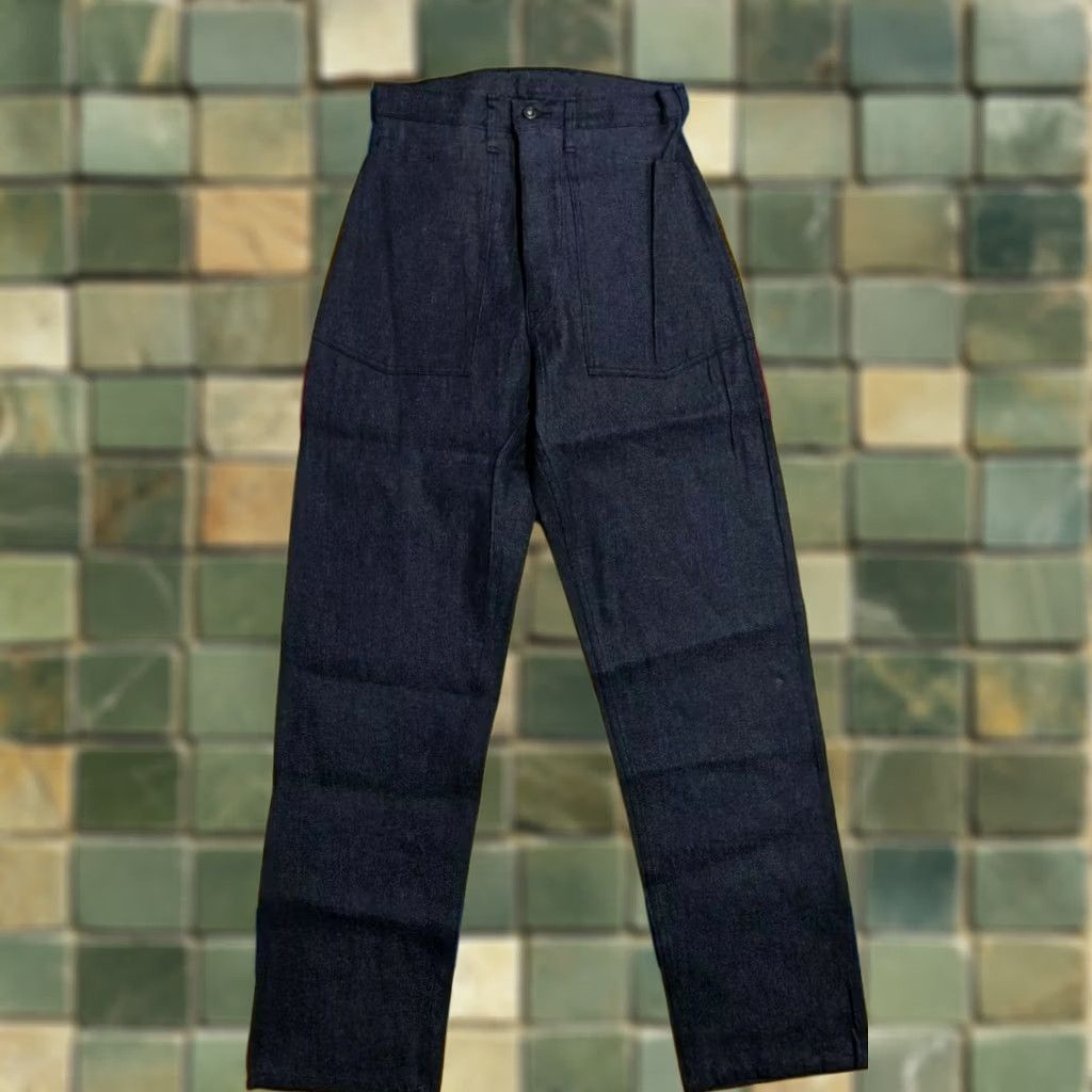 Post Overalls Post Overalls O'All's USA Raw Denim Buckle Back Work Wear Western Jeans XS Men's Denim Workwear 36in Inseam Buckle Back USA Rancher Relabeled Size US 30 / EU 46 - 1 Thumbnail