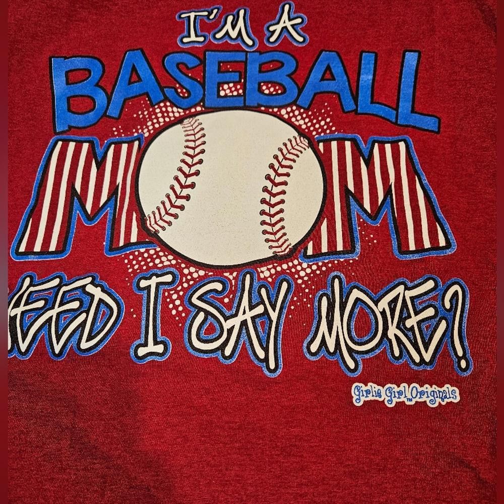 Gildan I'm a Baseball Mom Graphic Tee by Girlie Girl Originals #138 Size M / US 6-8 / IT 42-44 - 2 Thumbnail