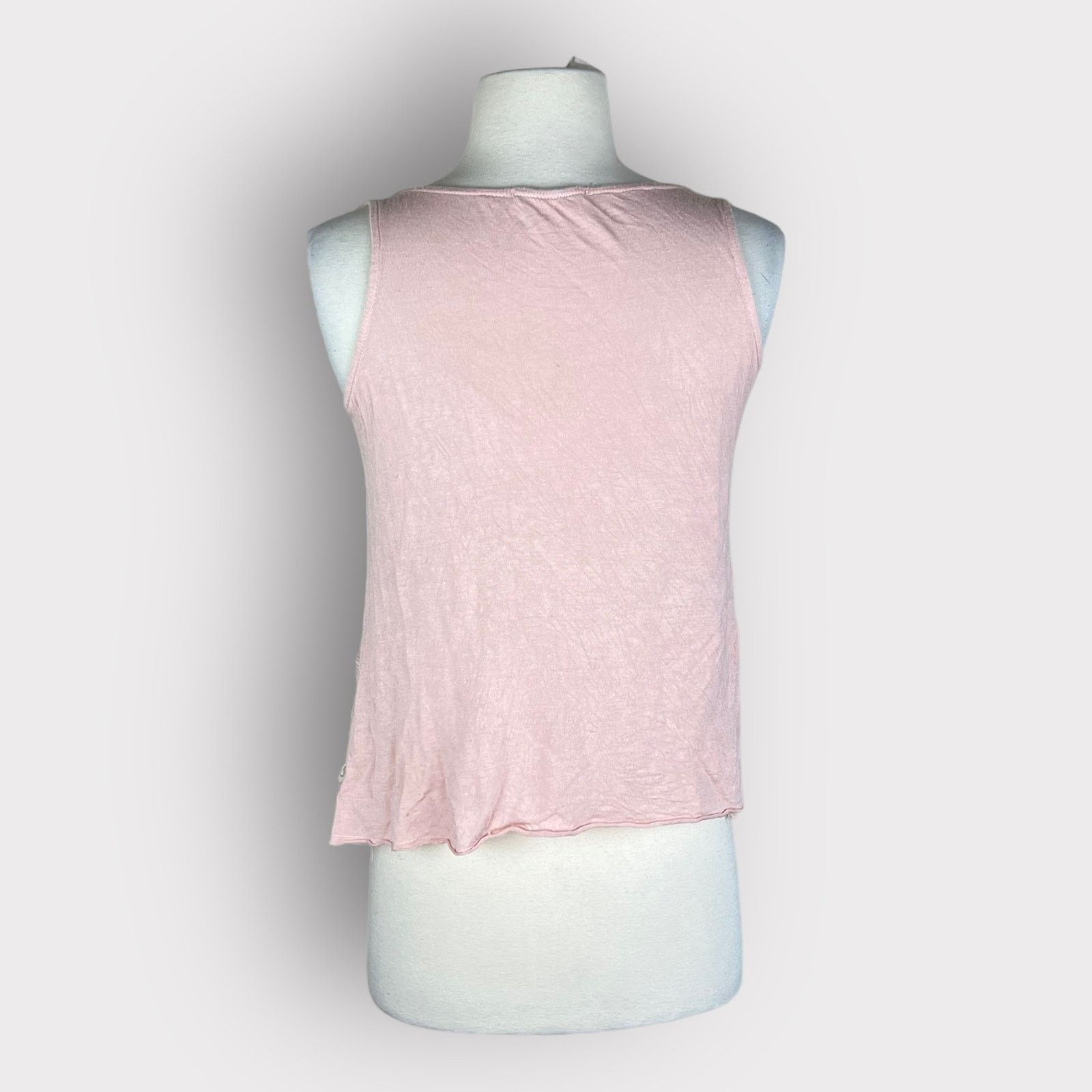 Vintage Lush | Vintage Y2K Women's Lace Embellished Top | Small Size S / US 4 / IT 40 - 4 Thumbnail