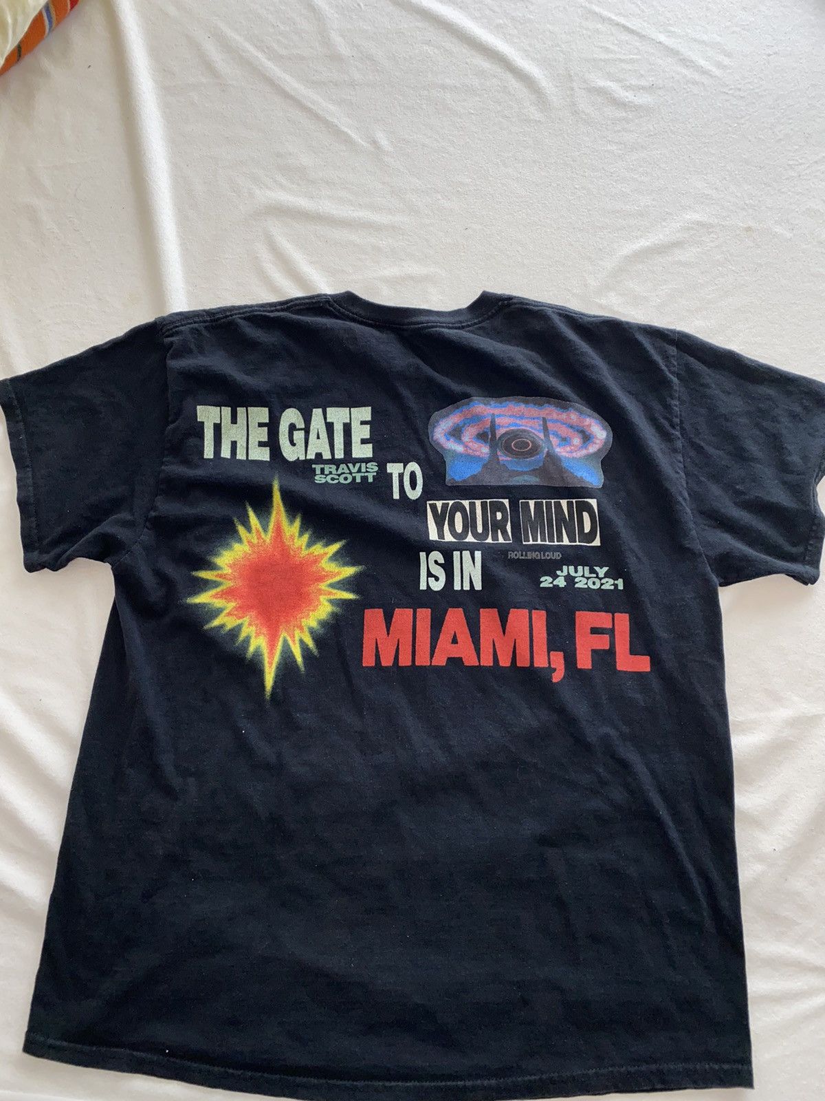 Travis Scott Travis Scott Miami rolling loud merch Grailed