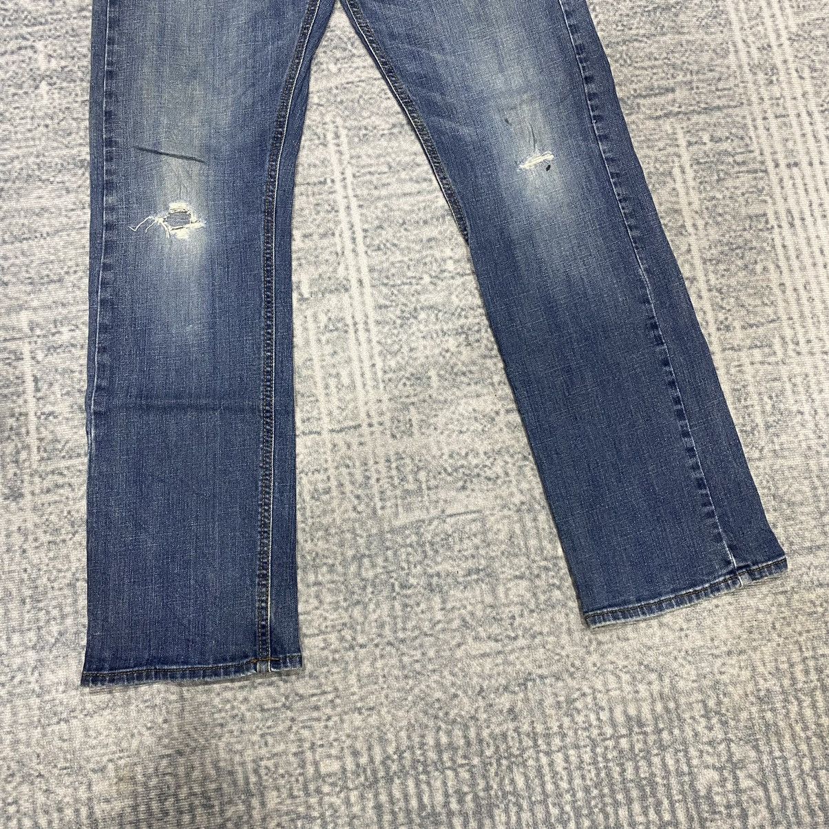 Vintage × Wrangler Sickk☠️ Wrangler Slim Straight Washed Jeans 90s Size US 32 / EU 48 - 3 Thumbnail