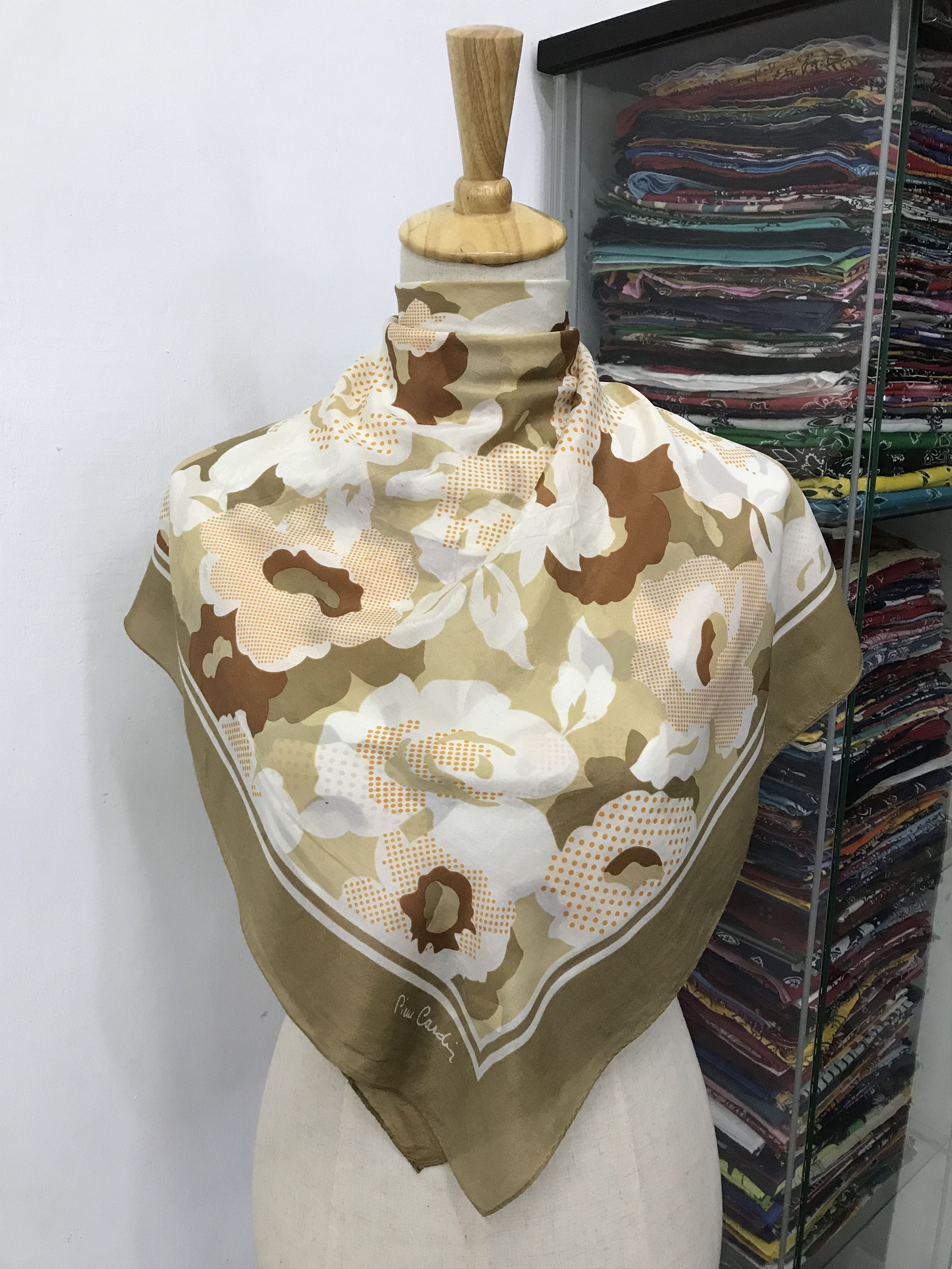 Pierre Cardin Vintage Pierre Cardin Silk Scarf Size ONE SIZE - 1 Thumbnail
