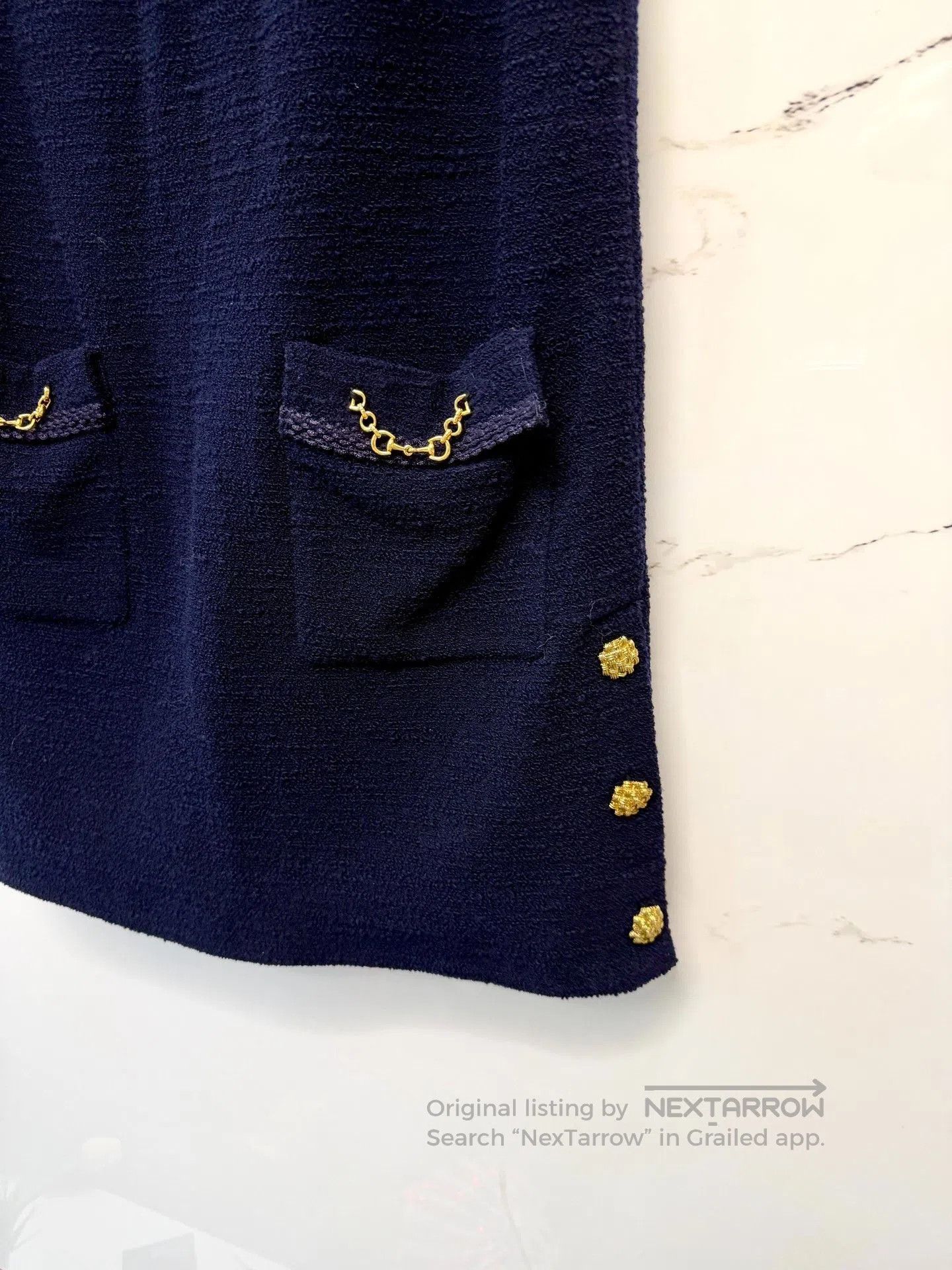 Gucci Gucci Gold Buckle Dress. Size M / US 6-8 / IT 42-44 - 3 Thumbnail