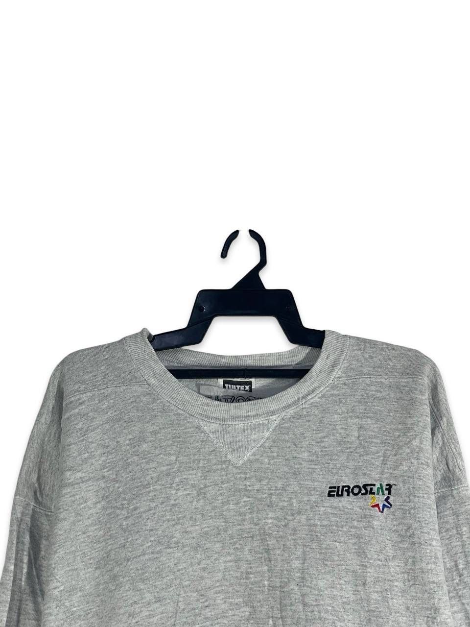 Other Vintage 90s eurostar minimalist sweatshirt jumper XL Size US XL / EU 56 / 4 - 2 Thumbnail