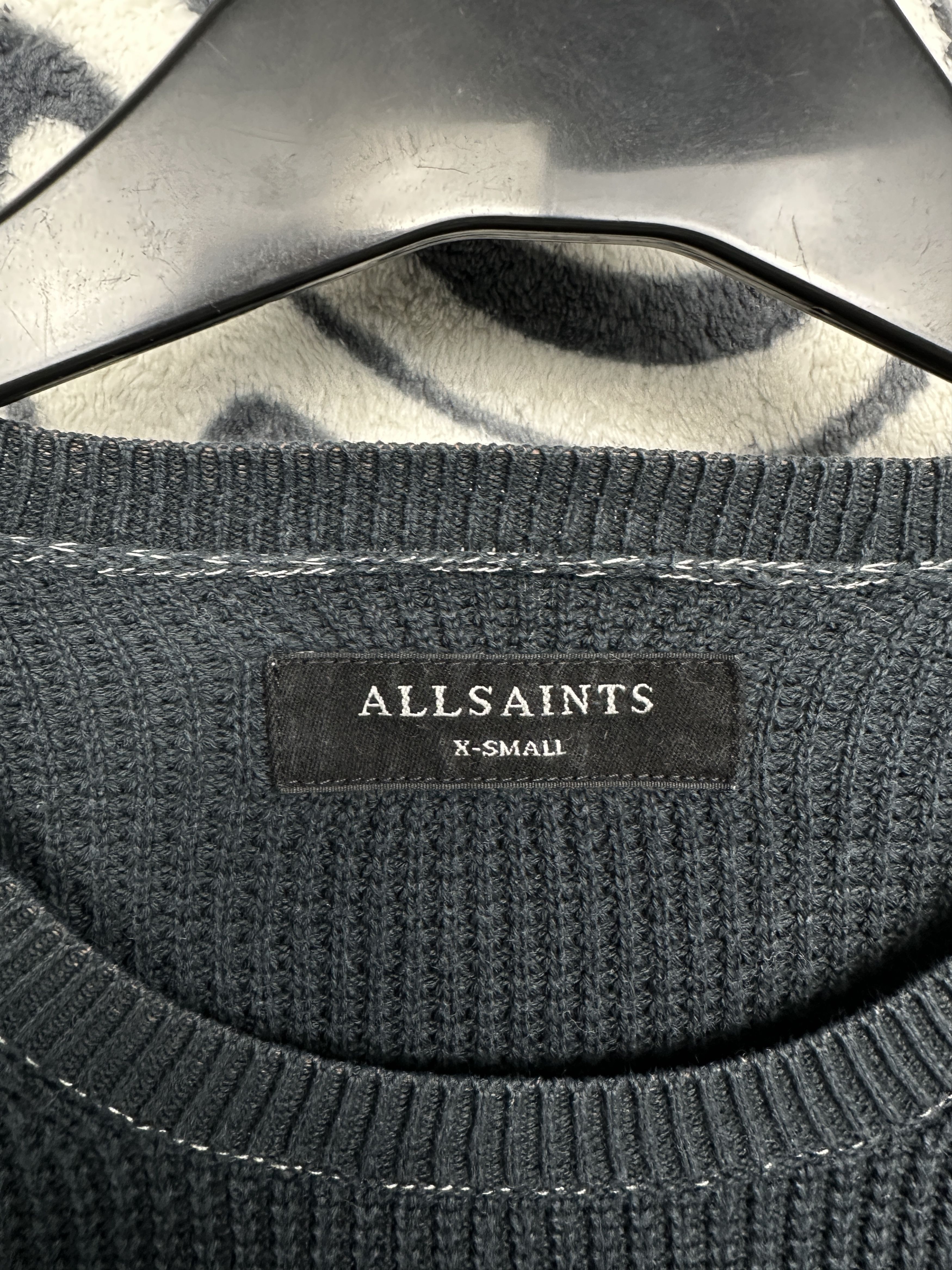 Allsaints Allsaints Mens Trias Crew Neck Sweater Size US XS / EU 42 / 0 - 3 Thumbnail