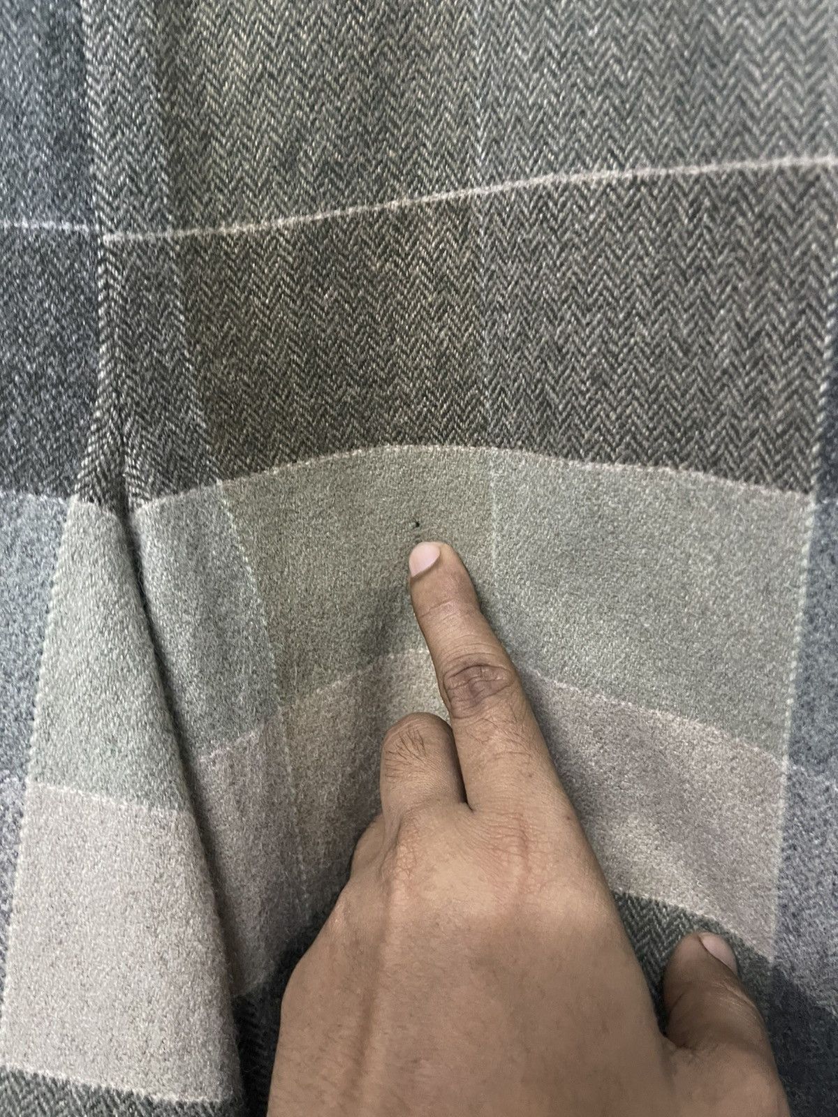 Comme des Garcons 80s COMME DES GARCONS TARTAN CHECKED OPEN LEG WOOL PANT Size 22" - 15 Thumbnail