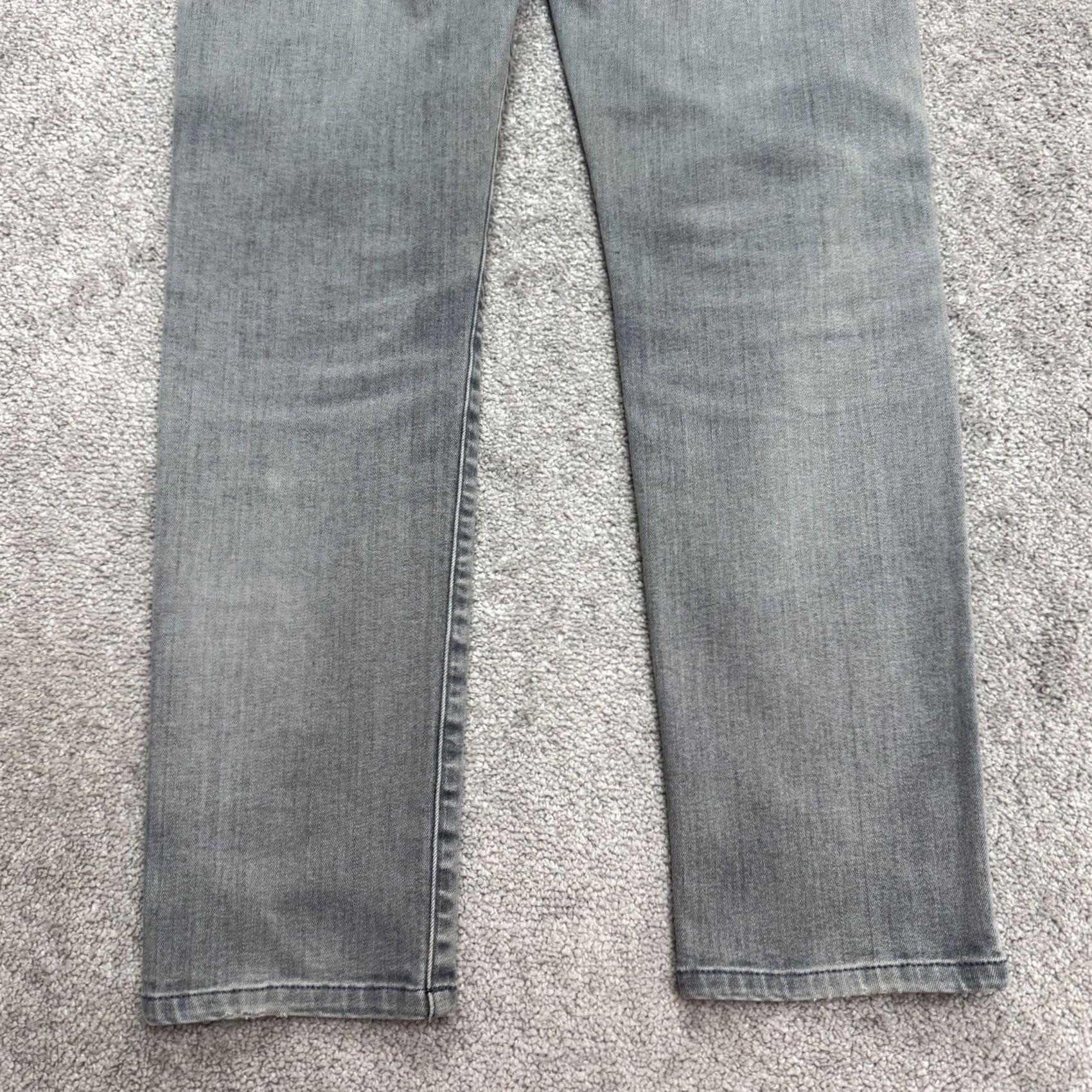 Vintage AG Adriano Goldschmied The Tellis Slim Fit Denim Jeans Mens 31x34 Gray Size US 31 - 5 Thumbnail