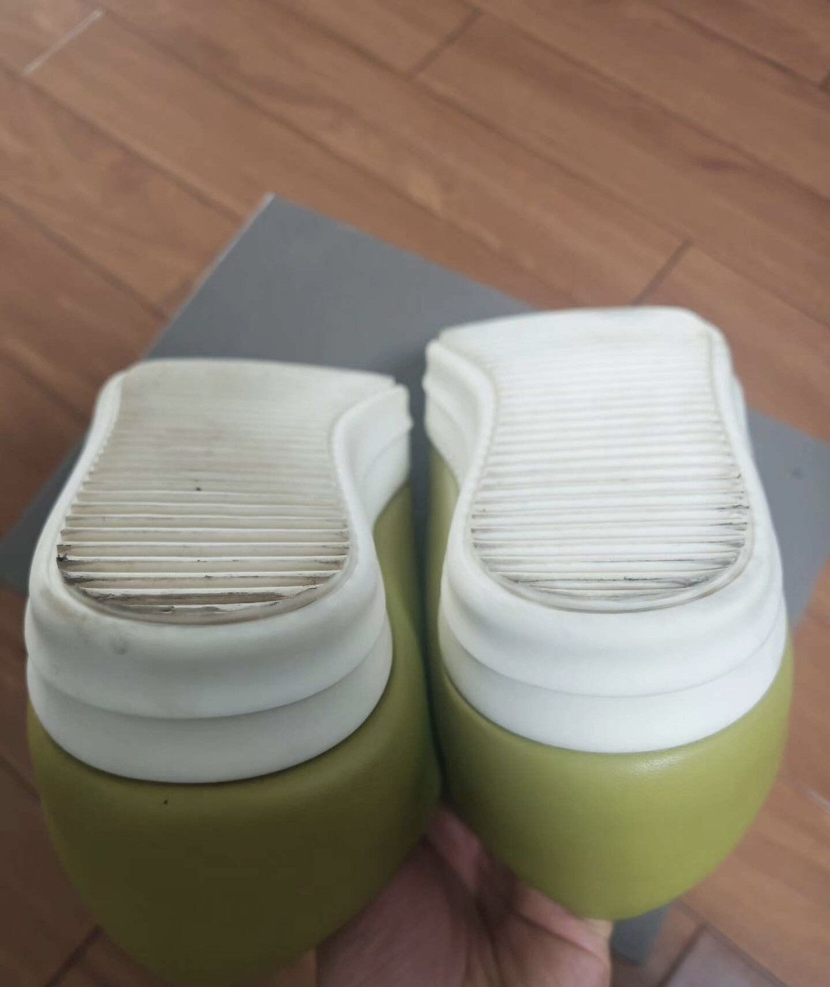Rick Owens Rick Owens Geobasket Sneakers Avocado Green Size US 9 / EU 42 - 5 Thumbnail