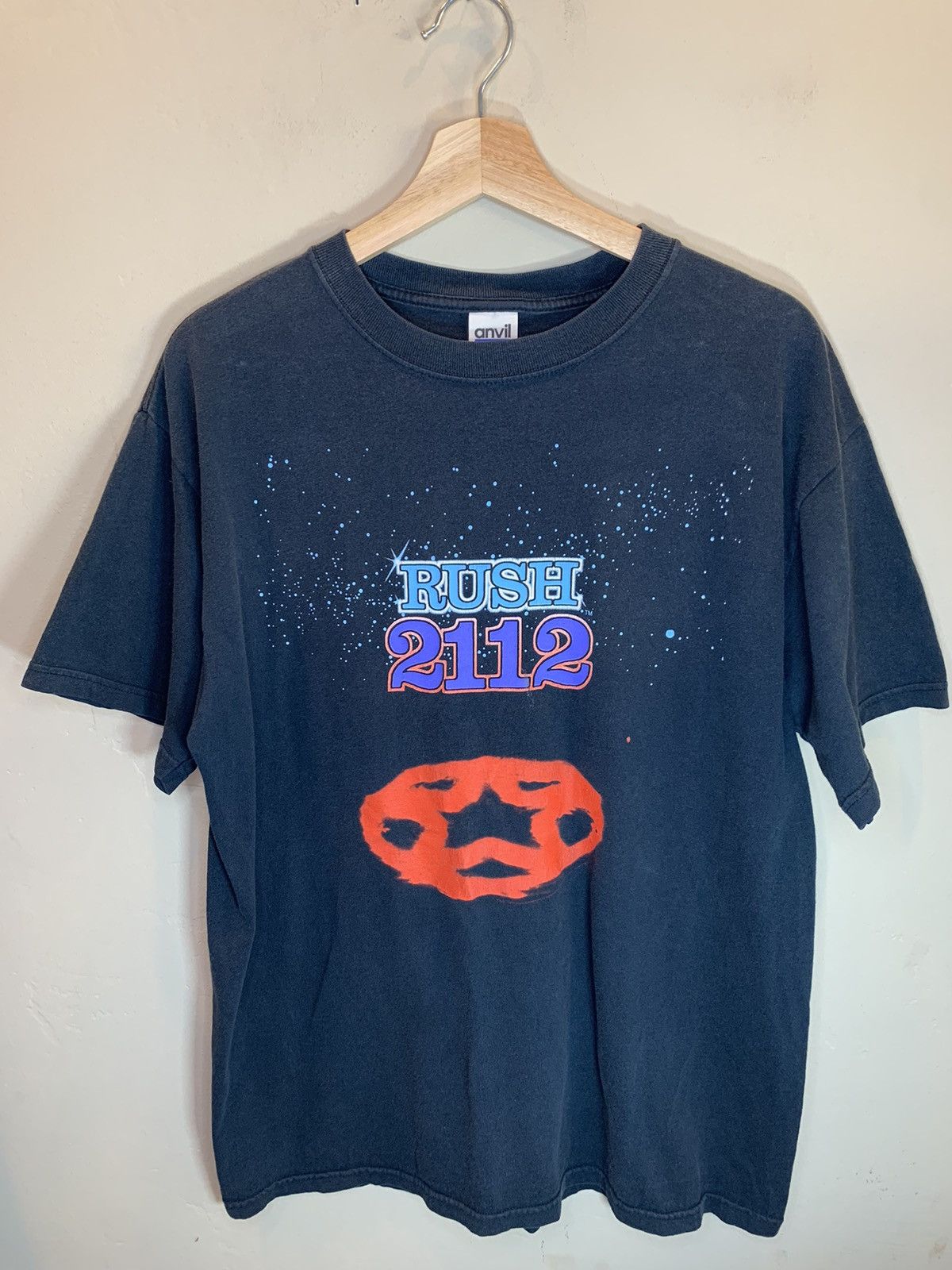 Band Tees *RARE* Vintage Rush 2112 Album Art Band Promo T-Shirt - L Size US L / EU 52-54 / 3 - 1 Thumbnail