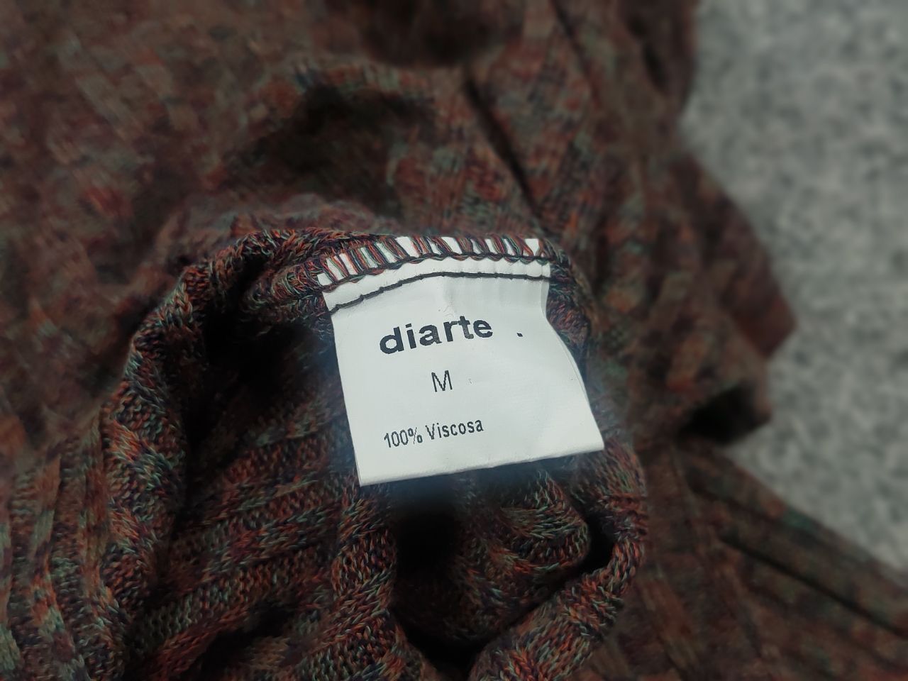 Vintage Diarte. Design Ethical loose-fit viscose wide-cut T-shirt Size ONE SIZE - 12 Thumbnail