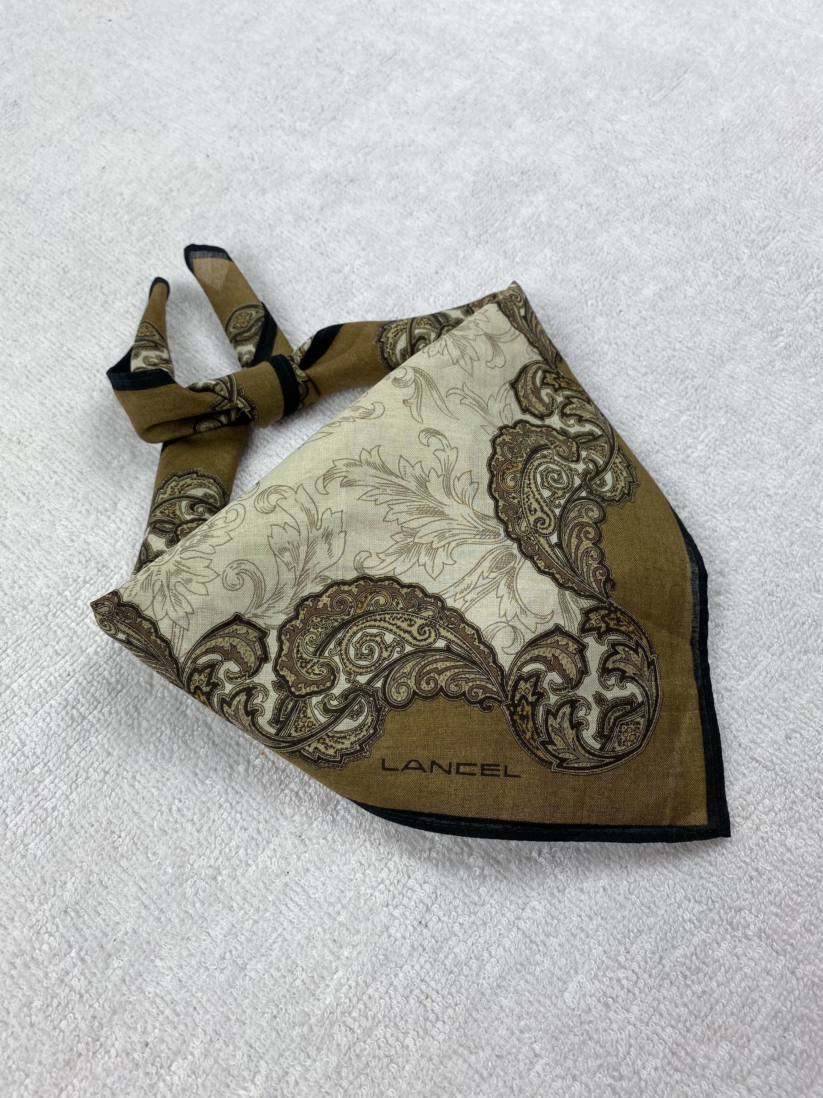 Lancel × Vintage Lancel Handkerchief / Bandana / Neckerchief Size ONE SIZE - 2 Thumbnail