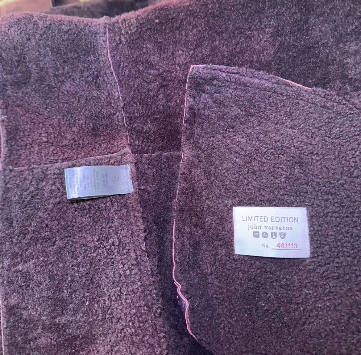 John Varvatos Shearling Moto Backzip jacket. Size EU48 USA38. Size US M / EU 48-50 / 2 - 9 Thumbnail