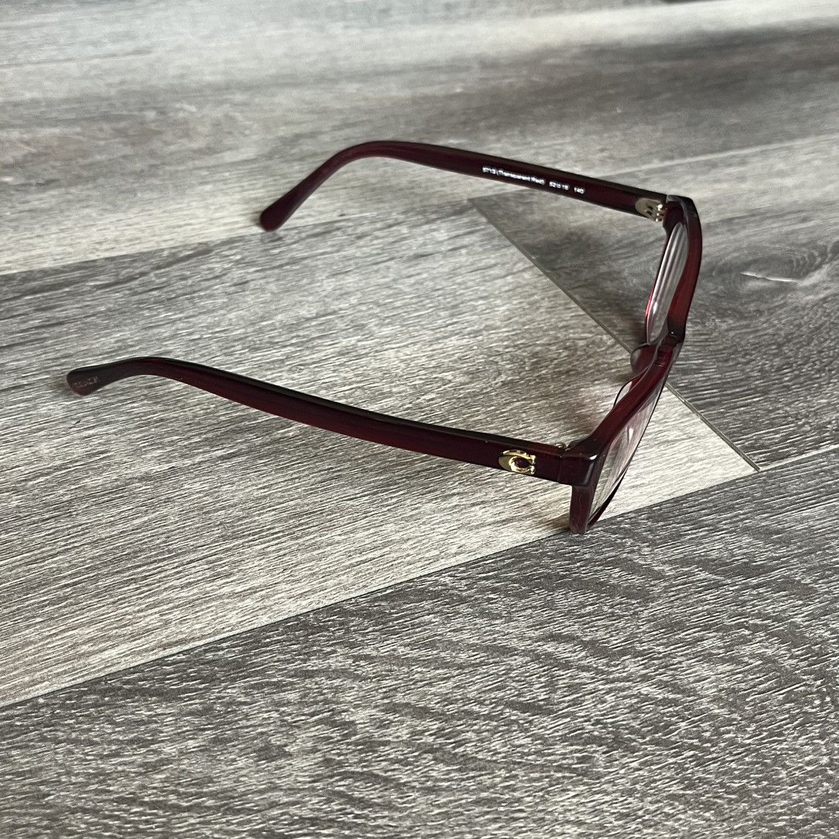 Coach Coach HC 6196U 5713 Transparent Red Eyeglasses 52□16 Frames Size ONE SIZE - 3 Thumbnail