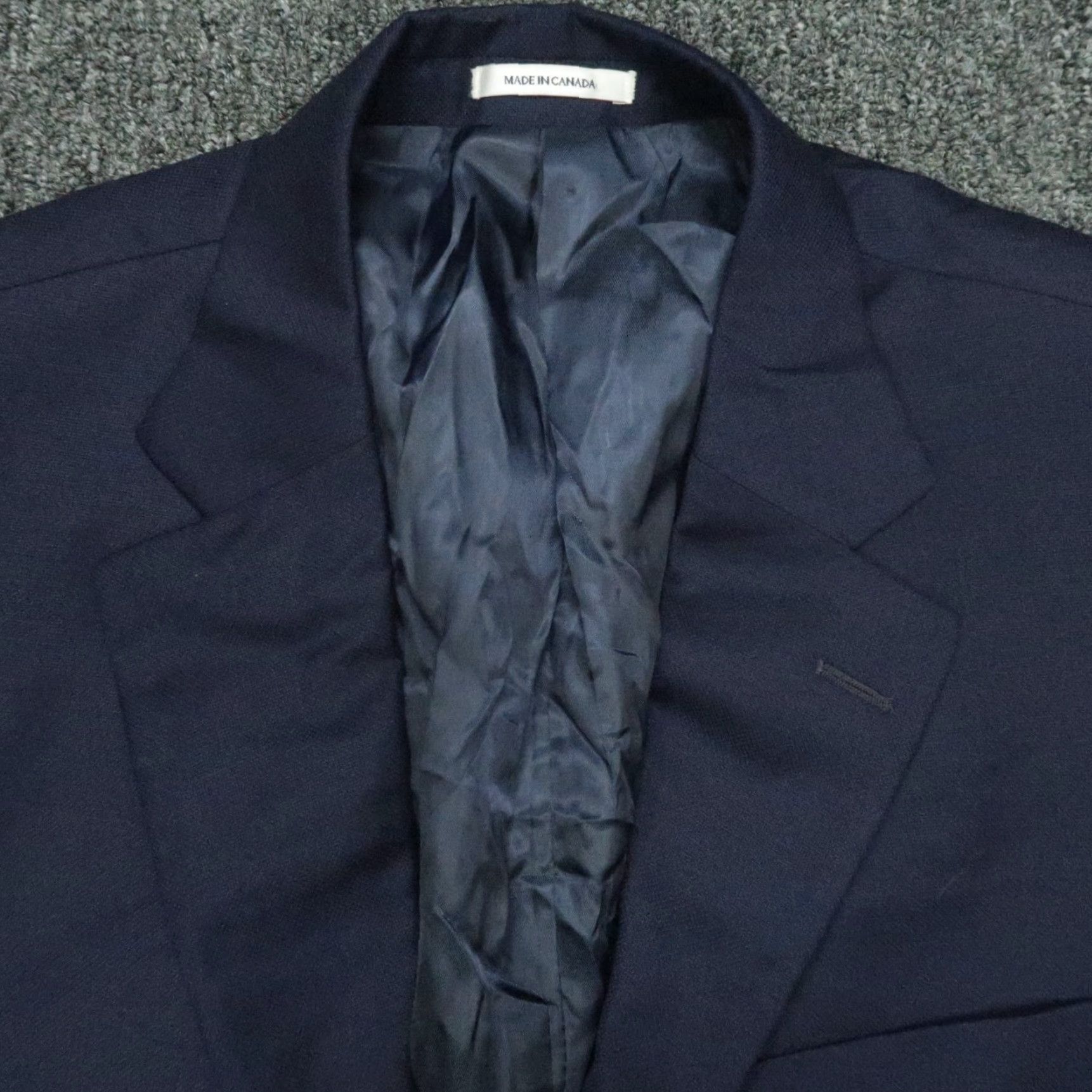 Peter Millar Peter Millar Blazer Men 42 Regular Blue Wool Double-Vented Notch Lapel Single-Breasted Two-Button Jacket Coat Mens Size 42R - 2 Thumbnail