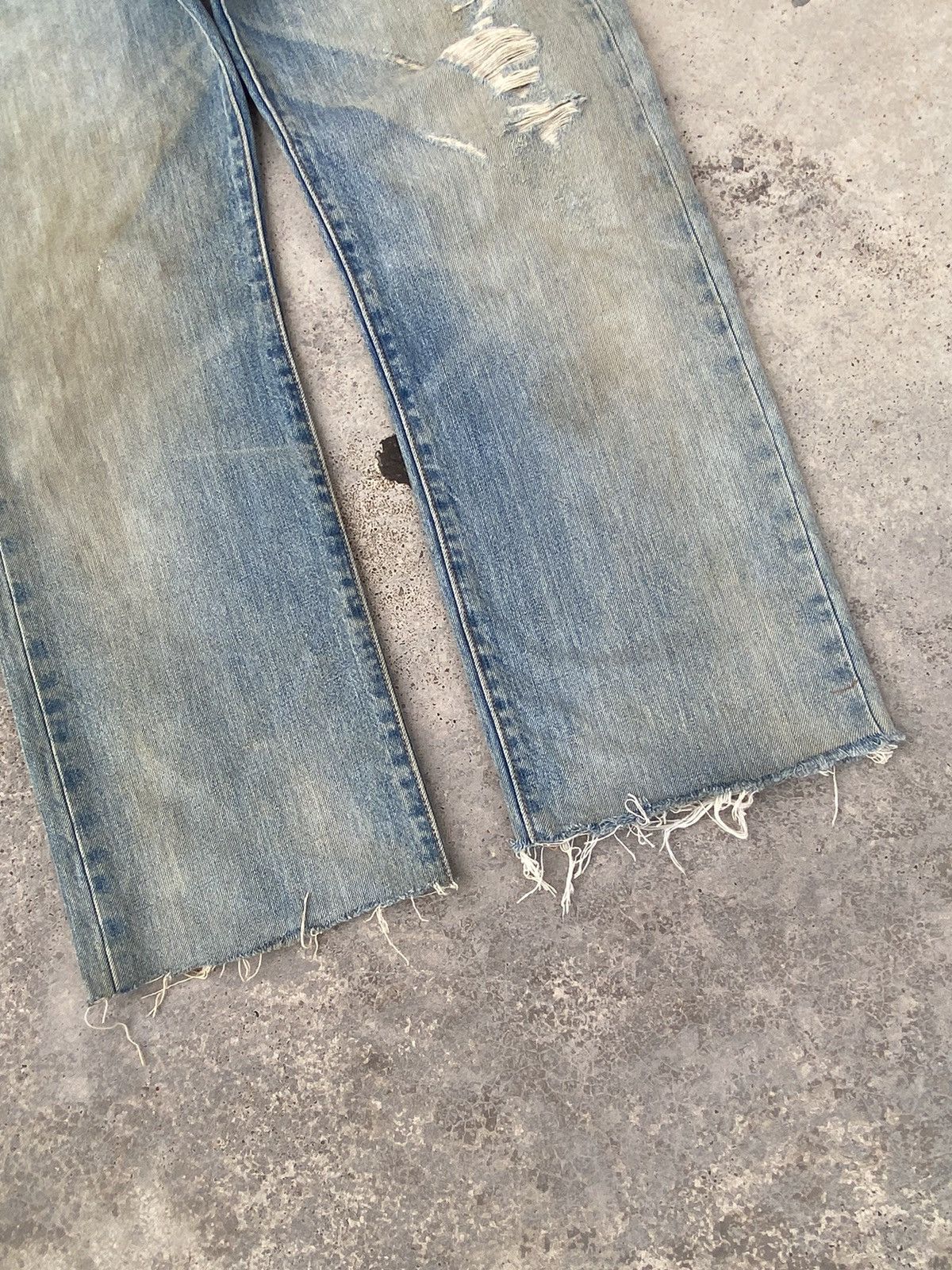 Levi's Vintage Levis 501 Distressed Jeans Size US 32 / EU 48 - 5 Thumbnail