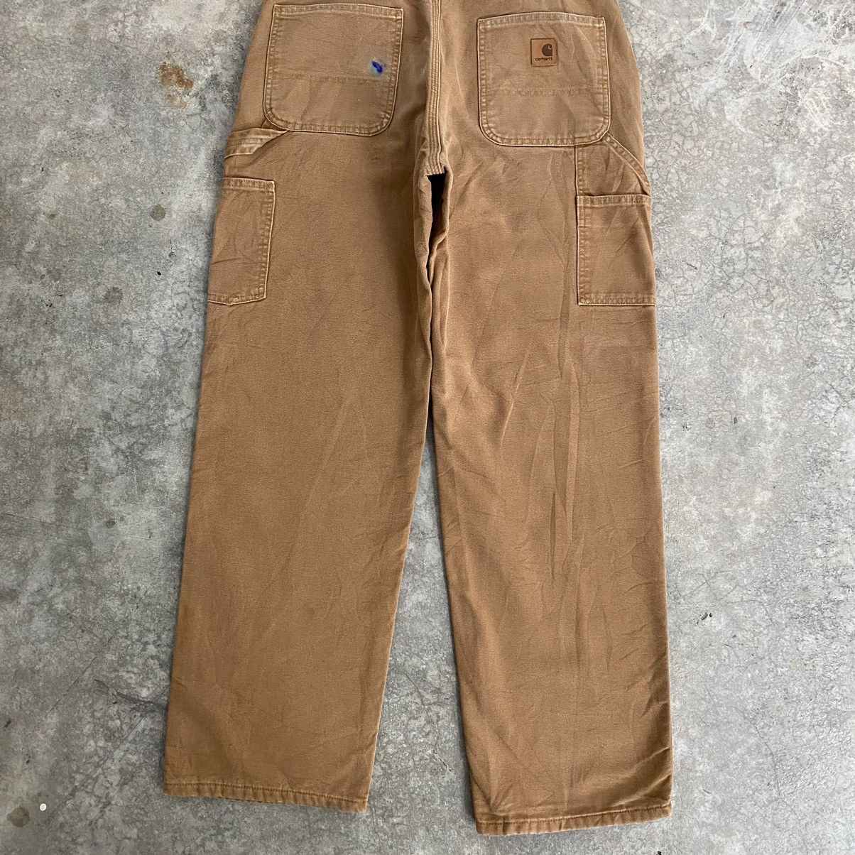 Carhartt Vintage Carhartt Blanket Lined Tan Carpenter Work Pants Size US 34 / EU 50 - 19 Thumbnail
