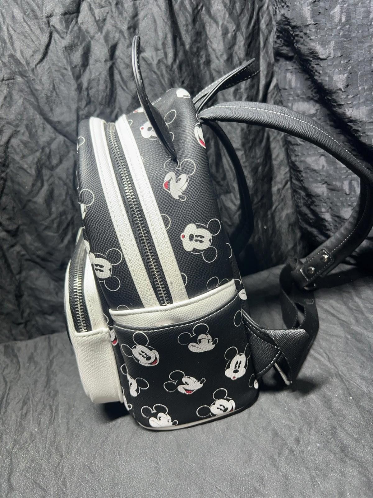 Other Disney Parks Mickey Mouse Loungefly Backpack Black & White Size ONE SIZE - 6 Thumbnail