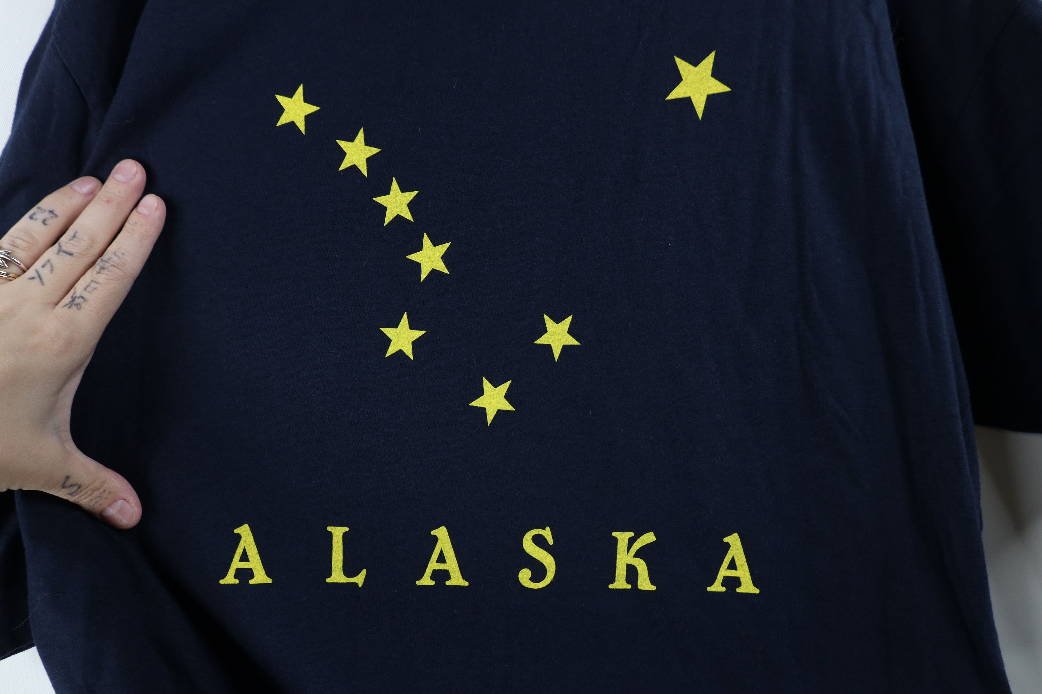 Vintage Deadstock Vintage 90s Streetwear Star Constellation T-Shirt Size US L / EU 52-54 / 3 - 4 Thumbnail