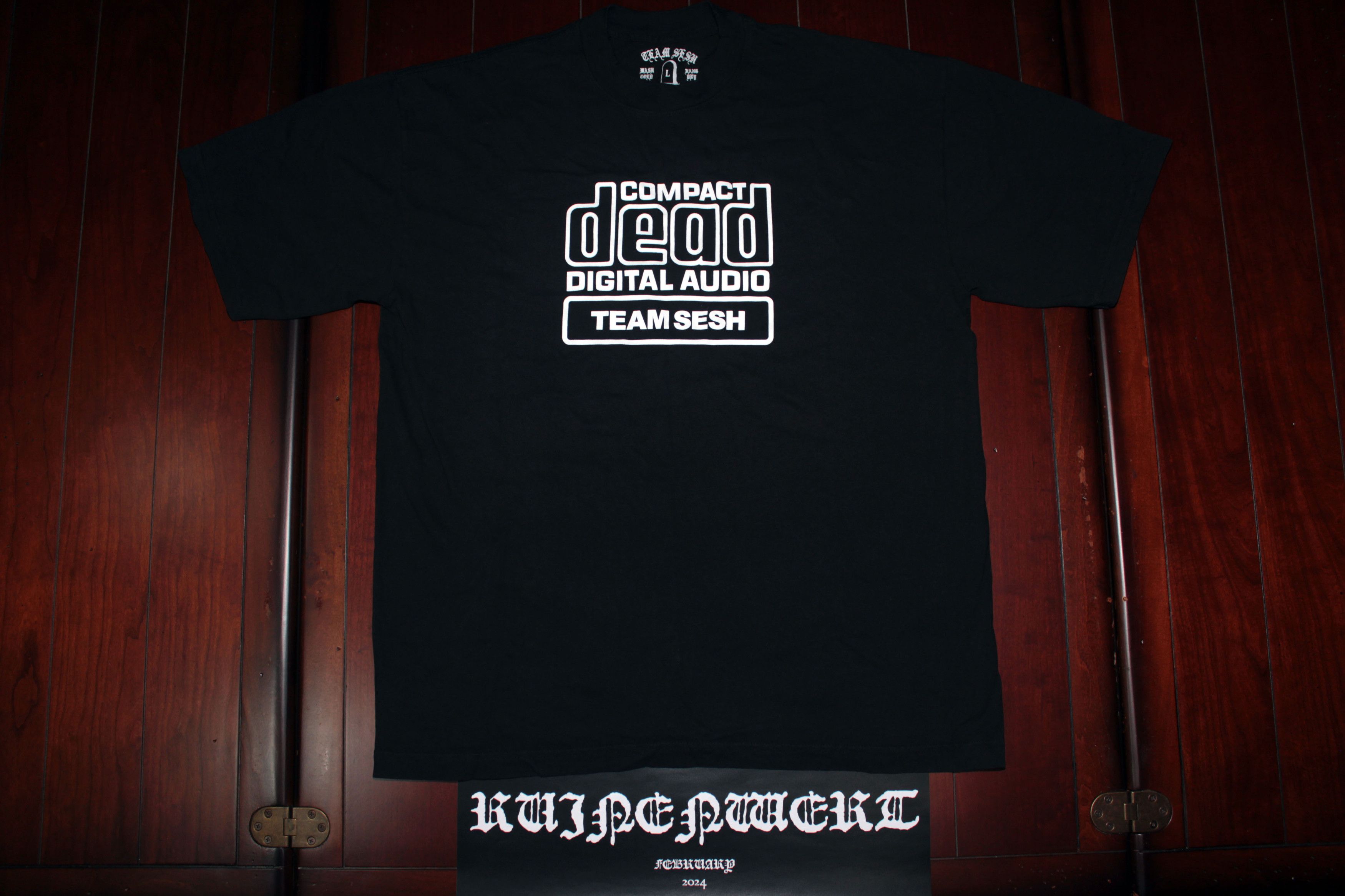 Bones × TeamSESH TeamSESH "DeadAudio" T-Shirt Size US L / EU 52-54 / 3 - 7 Thumbnail