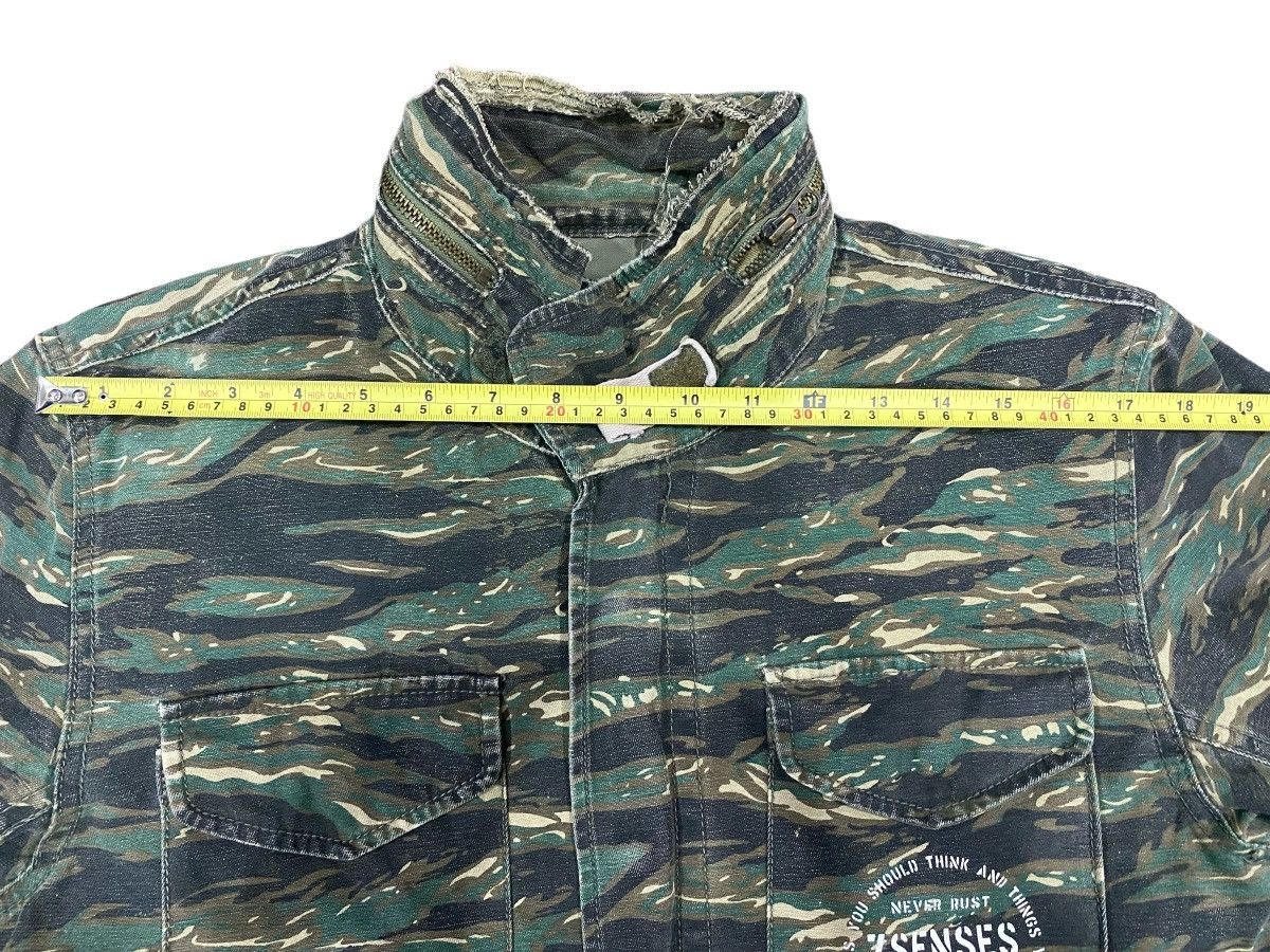 Japanese Brand × Vintage SEVENSENSE Revolution Tiger Stripe Zipper Jacket Size US S / EU 44-46 / 1 - 16 Thumbnail