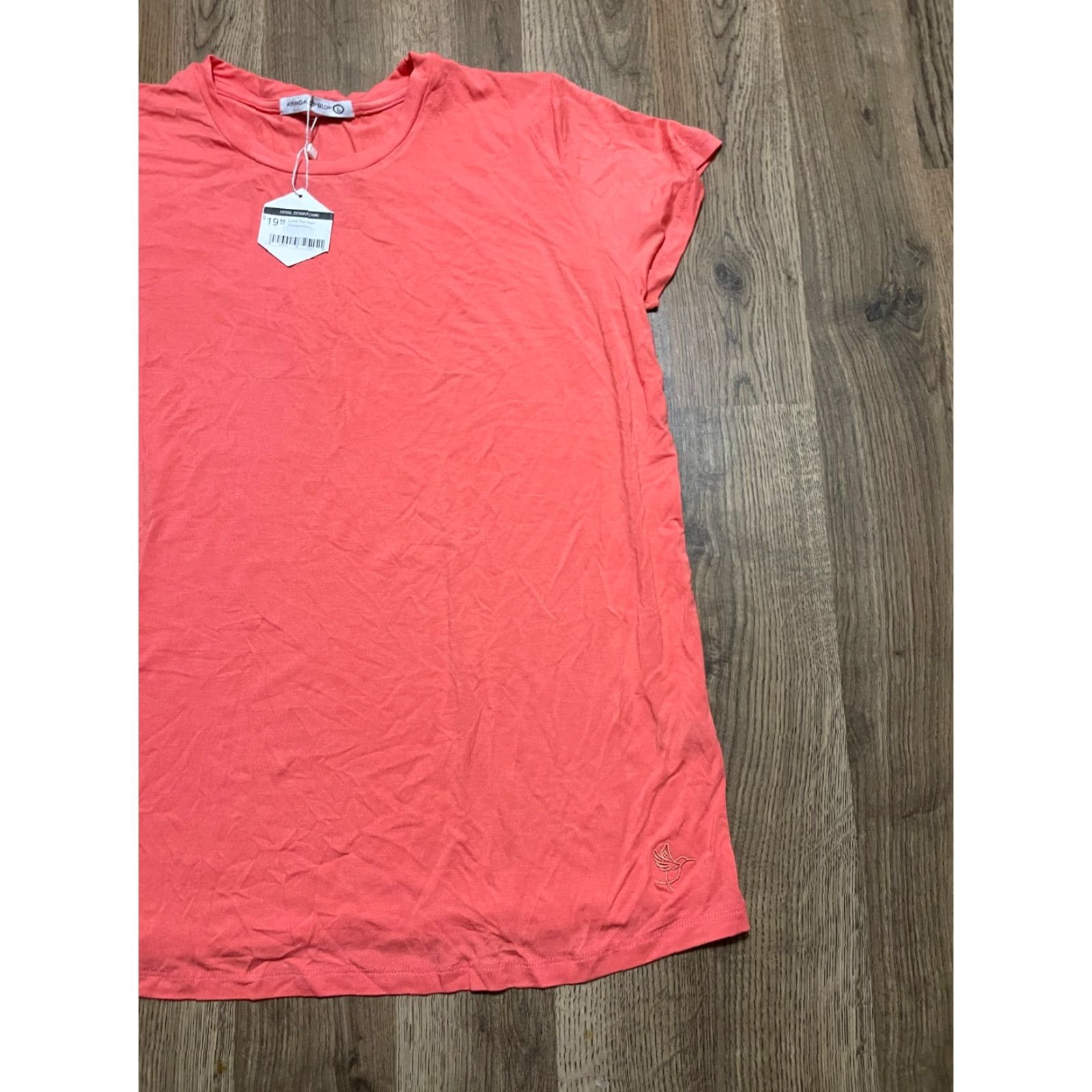 Vintage Amanda Blu Shirt Women's Size Large Orange Short Sleeve NWT Size L / US 10 / IT 46 - 4 Thumbnail
