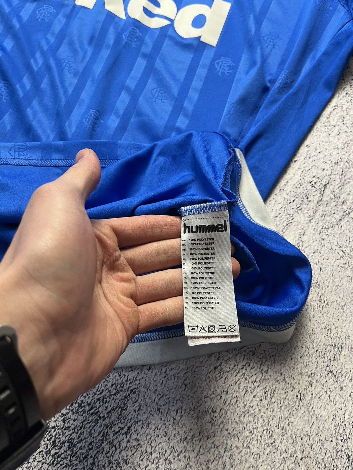 Hummel Hummel Rangers 2019-20 home football shirt jersey size XL Size US XL / EU 56 / 4 - 18 Thumbnail